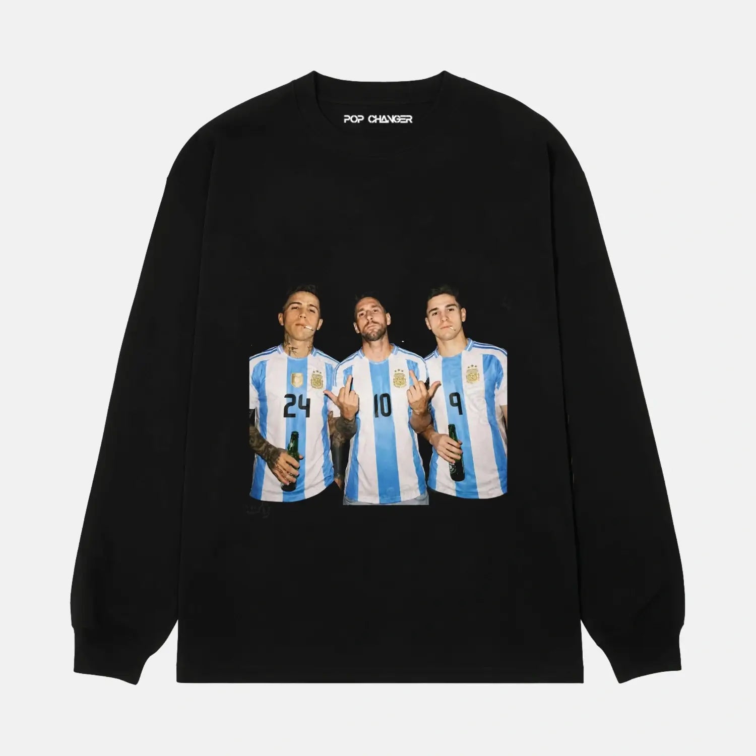 Enzo Fernández & Lionel Messi & Julián Álvarez Argentina Tee - POPCHANGER
