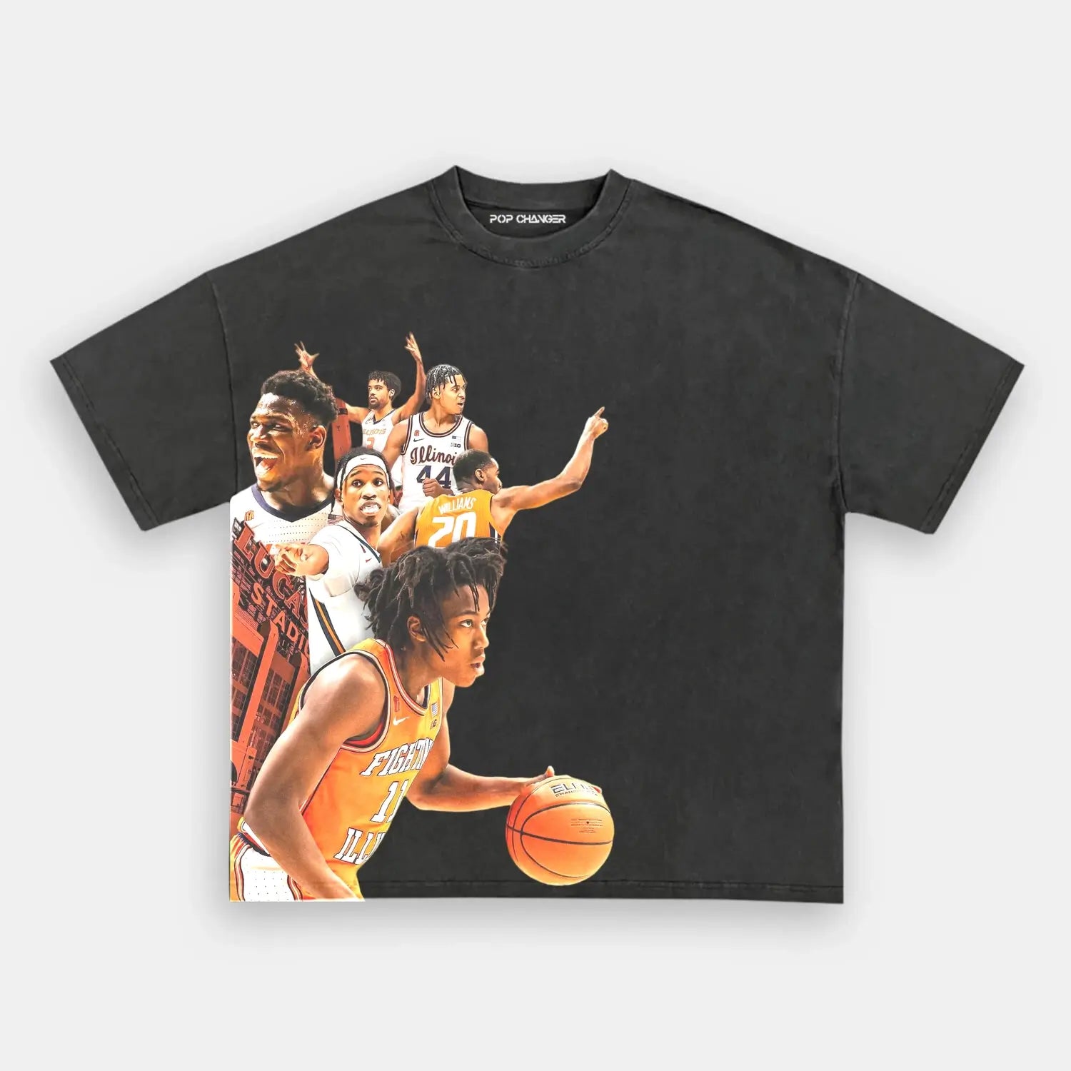 Illinois Bsketball Tee