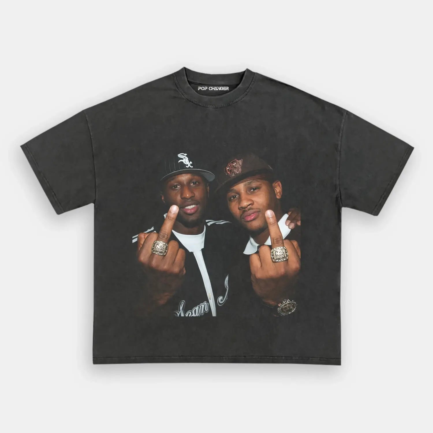 Lamar Odom and Carmelo Anthony Tee