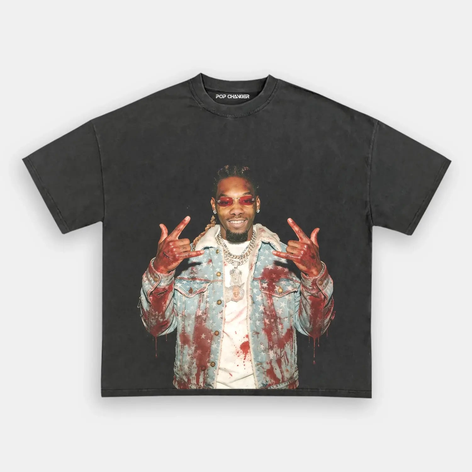 Offset Blood Tee
