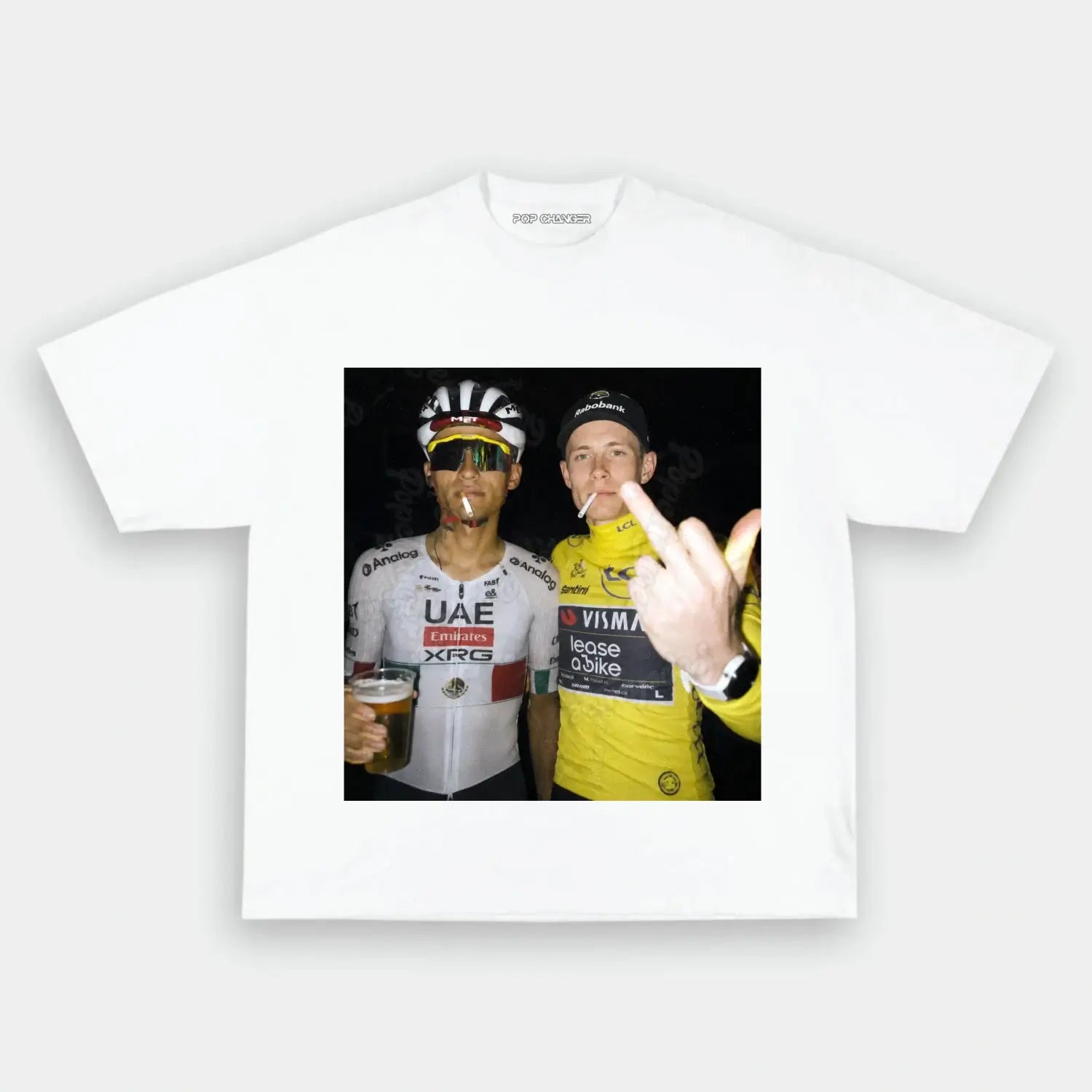 Isaac del Toro&Jonas Vingegaard 2026 Tee 1 - POPCHANGER