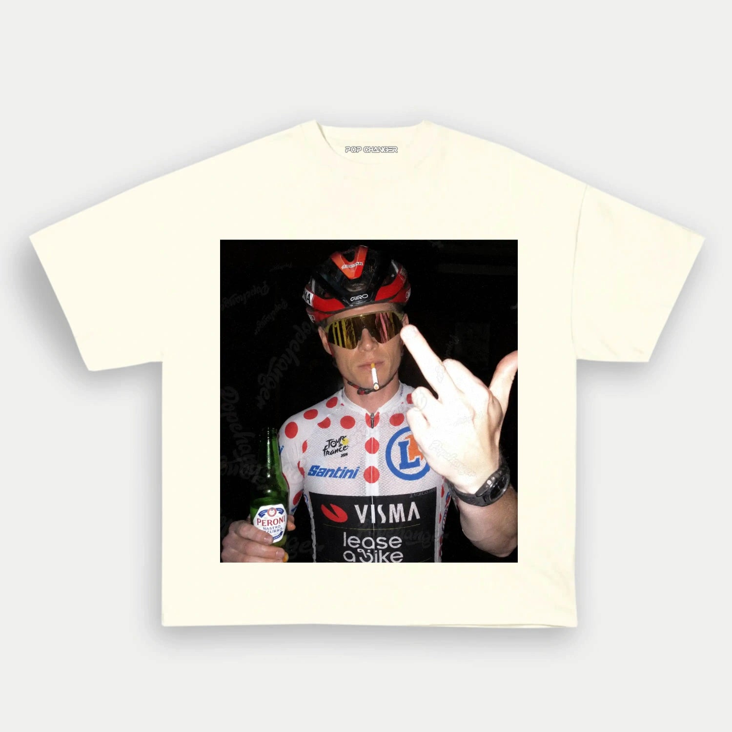 Jonas Vingegaard Polka Dot Jersey Tee 1 - POPCHANGER