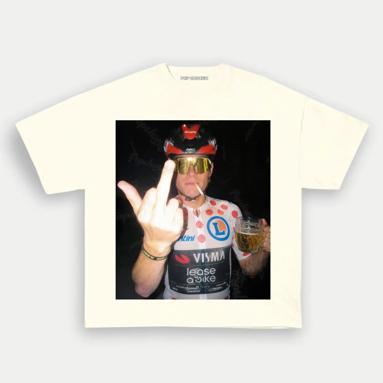 Jonas Vingegaard Polka Dot Jersey Tee 2 - POPCHANGER