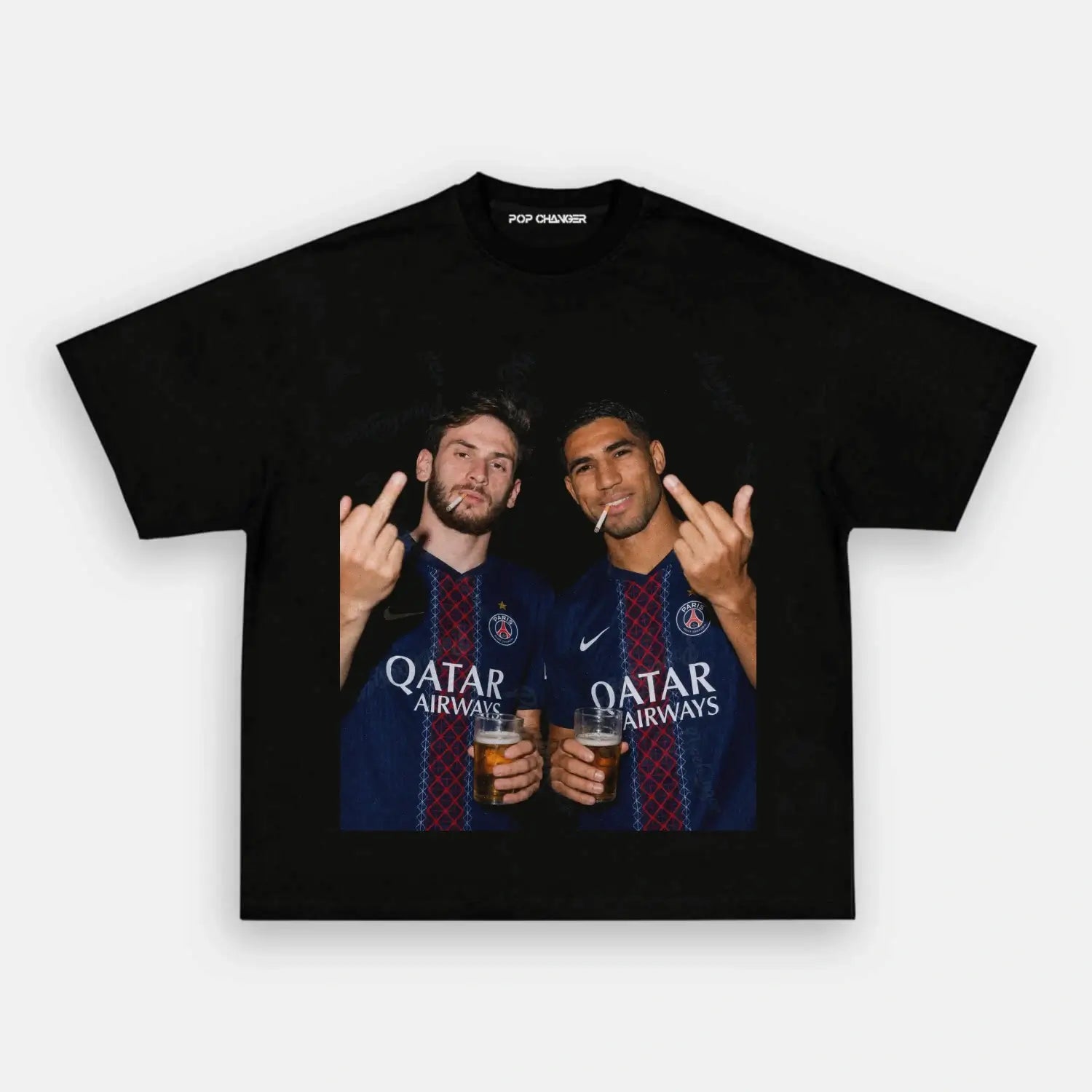 Khvicha Kvaratskhelia & Achraf Hakimi 2.0 Tee - POPCHANGER