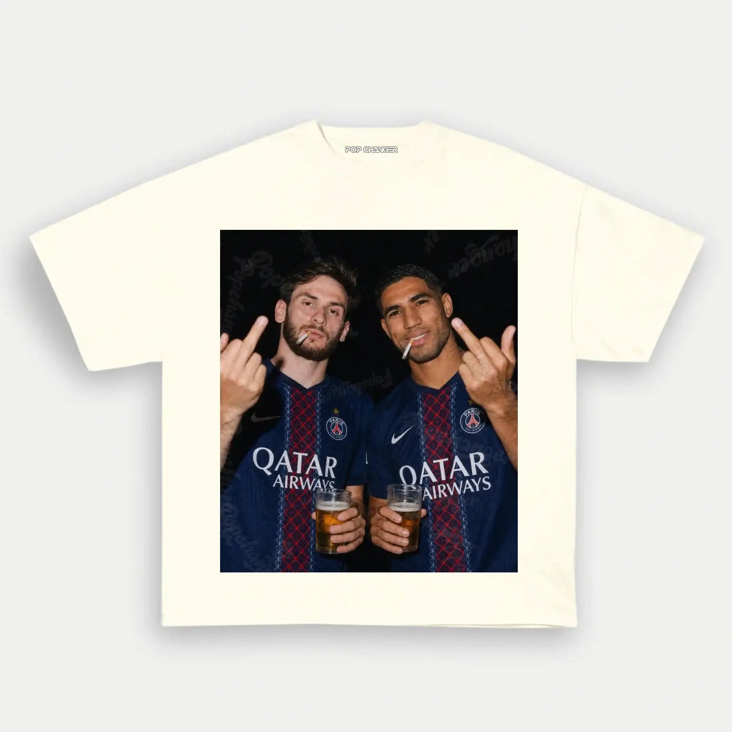 Khvicha Kvaratskhelia & Achraf Hakimi 2.0 Tee - POPCHANGER