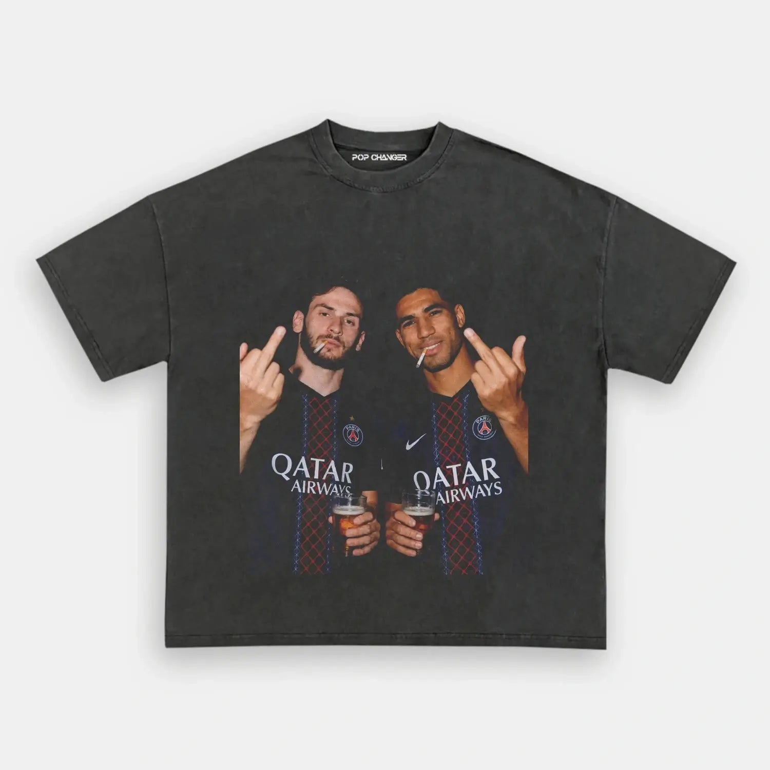 Khvicha Kvaratskhelia & Achraf Hakimi 2.0 Tee - POPCHANGER
