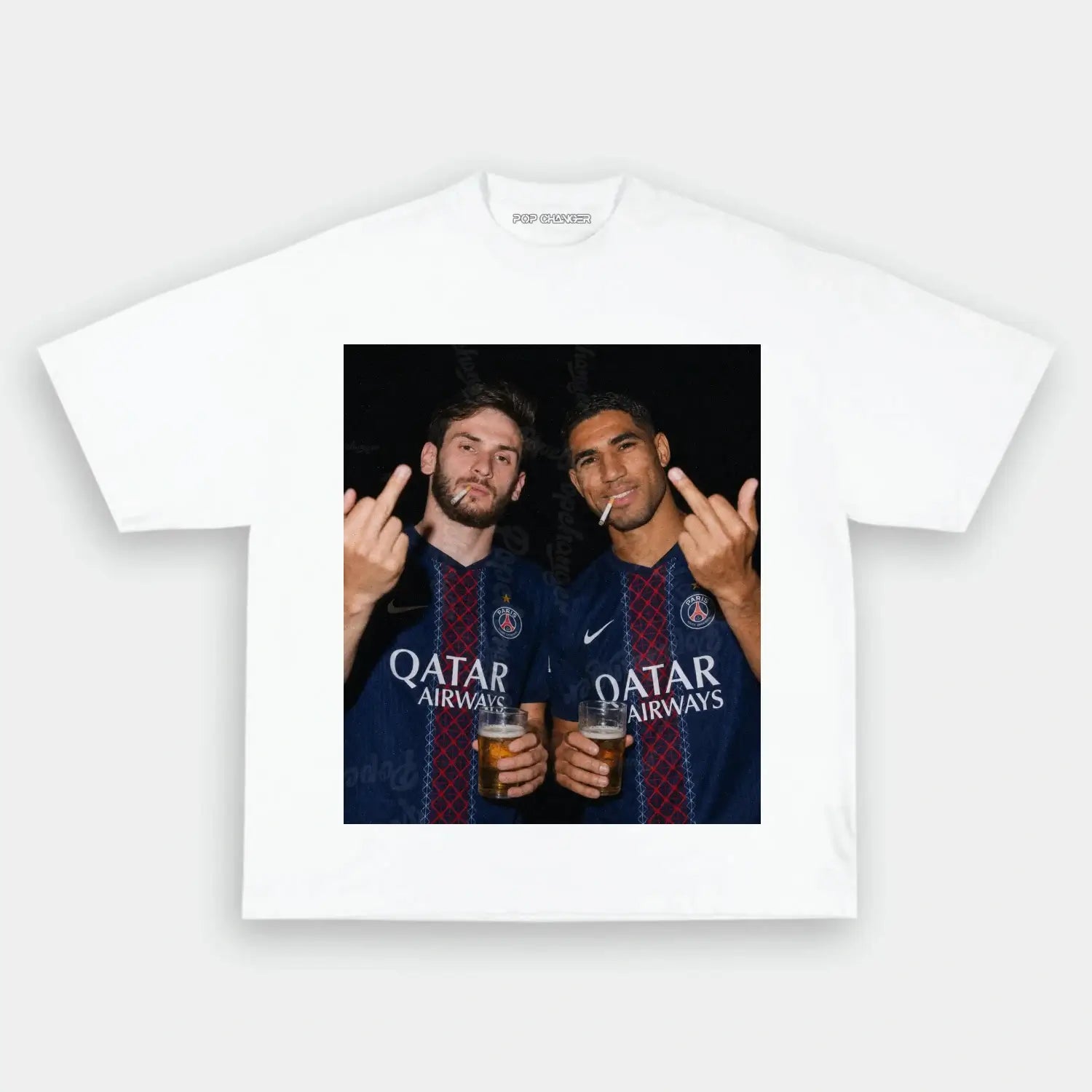 Khvicha Kvaratskhelia & Achraf Hakimi 2.0 Tee - POPCHANGER