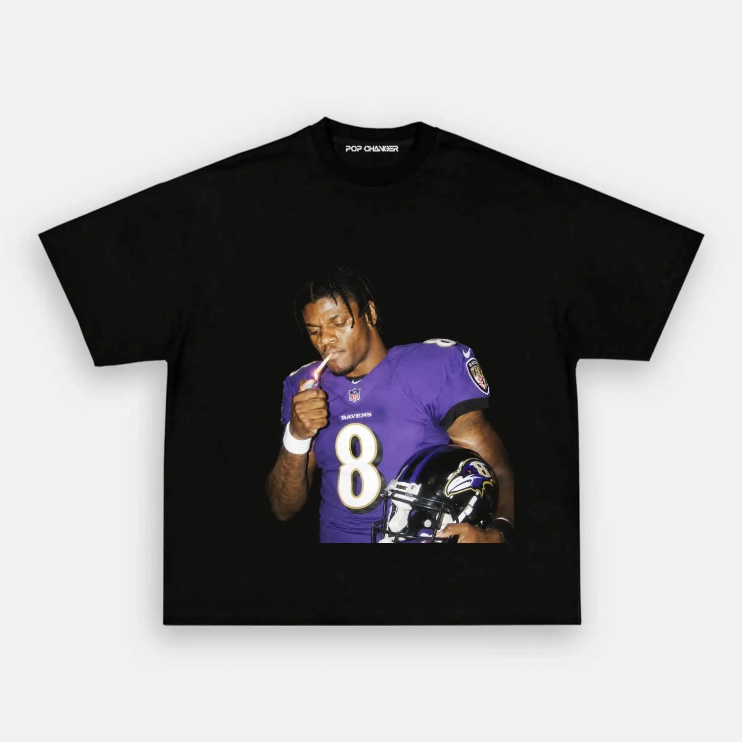 Lamar Jackson NFL Tee 1 - POPCHANGER