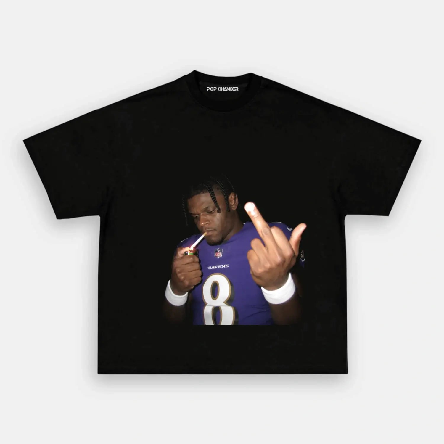 Lamar Jackson NFL Tee4 - POPCHANGER