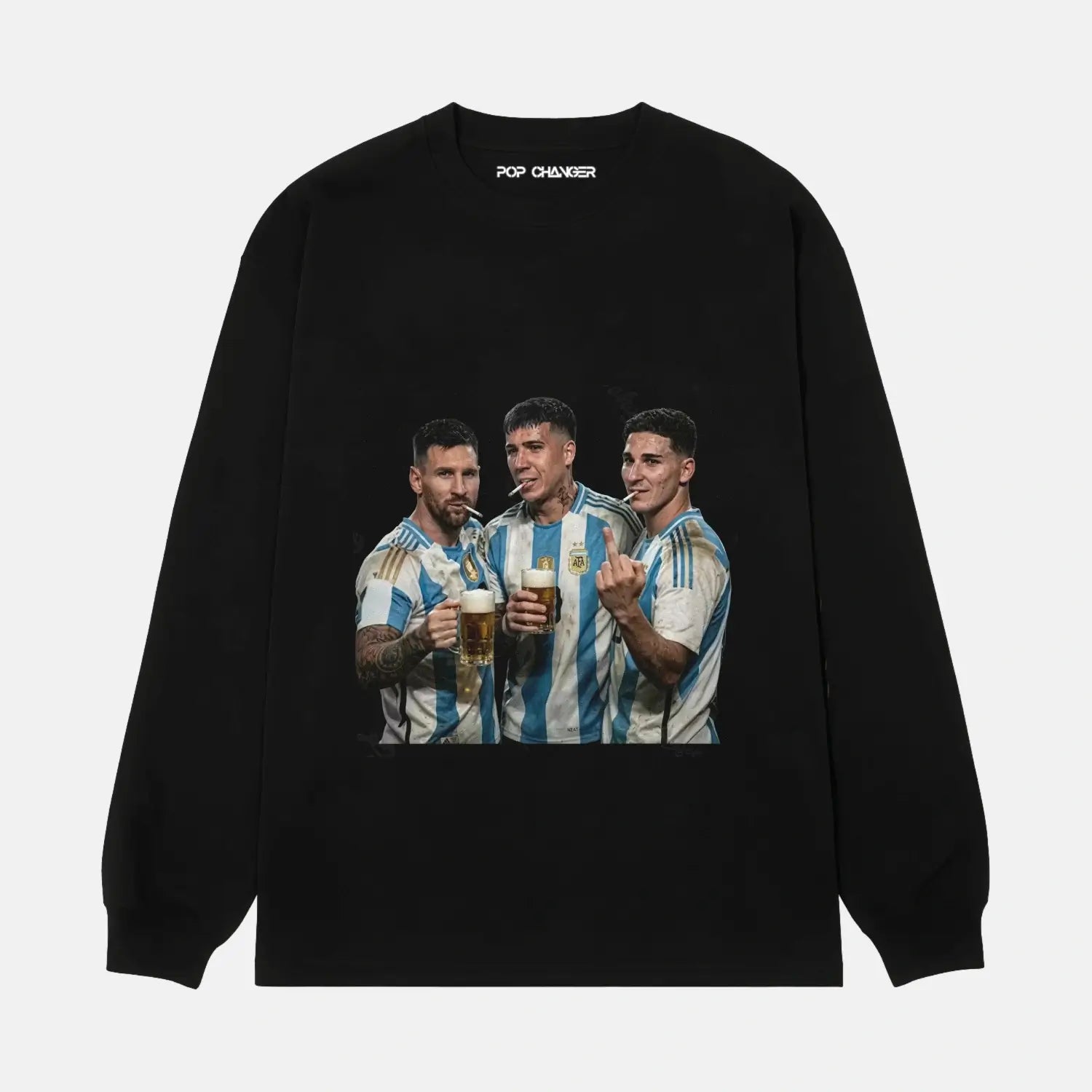 Lionel Messi & Enzo Fernández & Julián Álvarez Argentina Tee - POPCHANGER