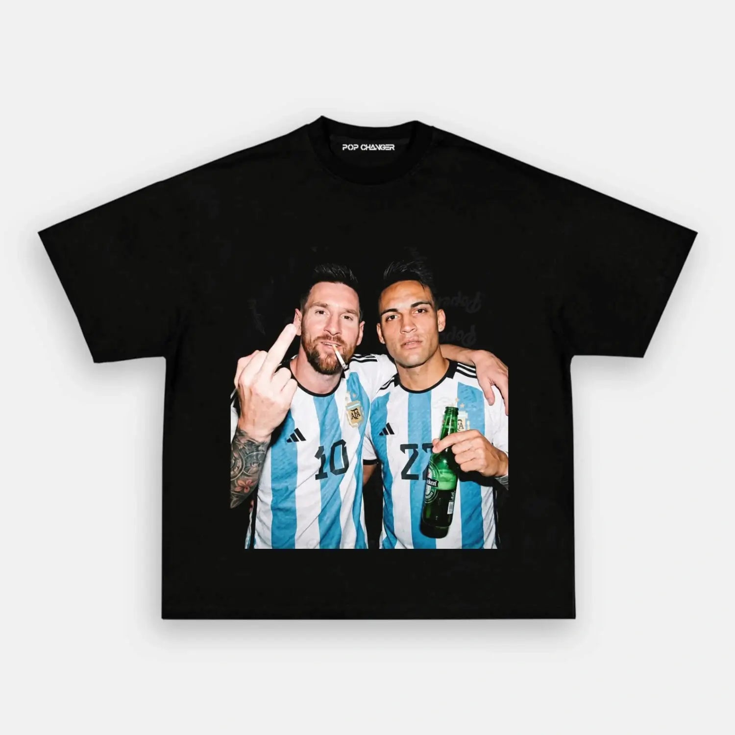Lionel Messi & Lautaro Martínez Tee - POPCHANGER