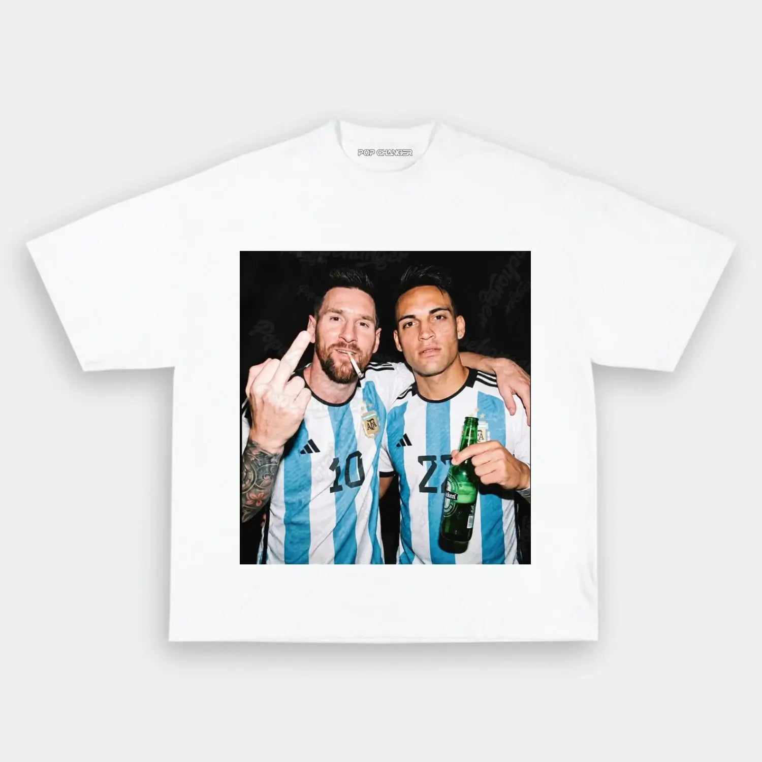 Lionel Messi & Lautaro Martínez Tee - POPCHANGER
