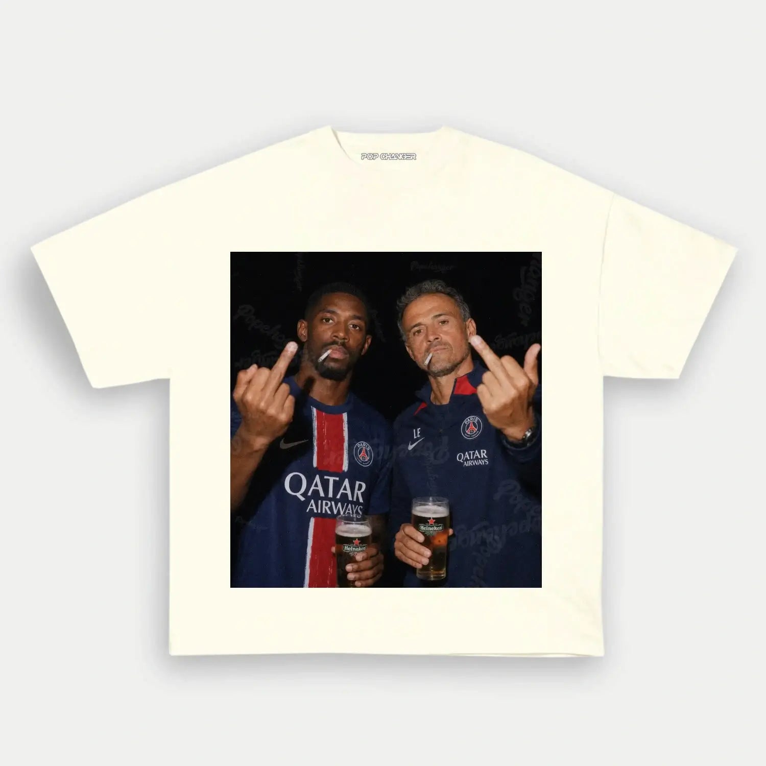 Luis Enrique & Ousmane Dembélé 2.0 Tee - POPCHANGER