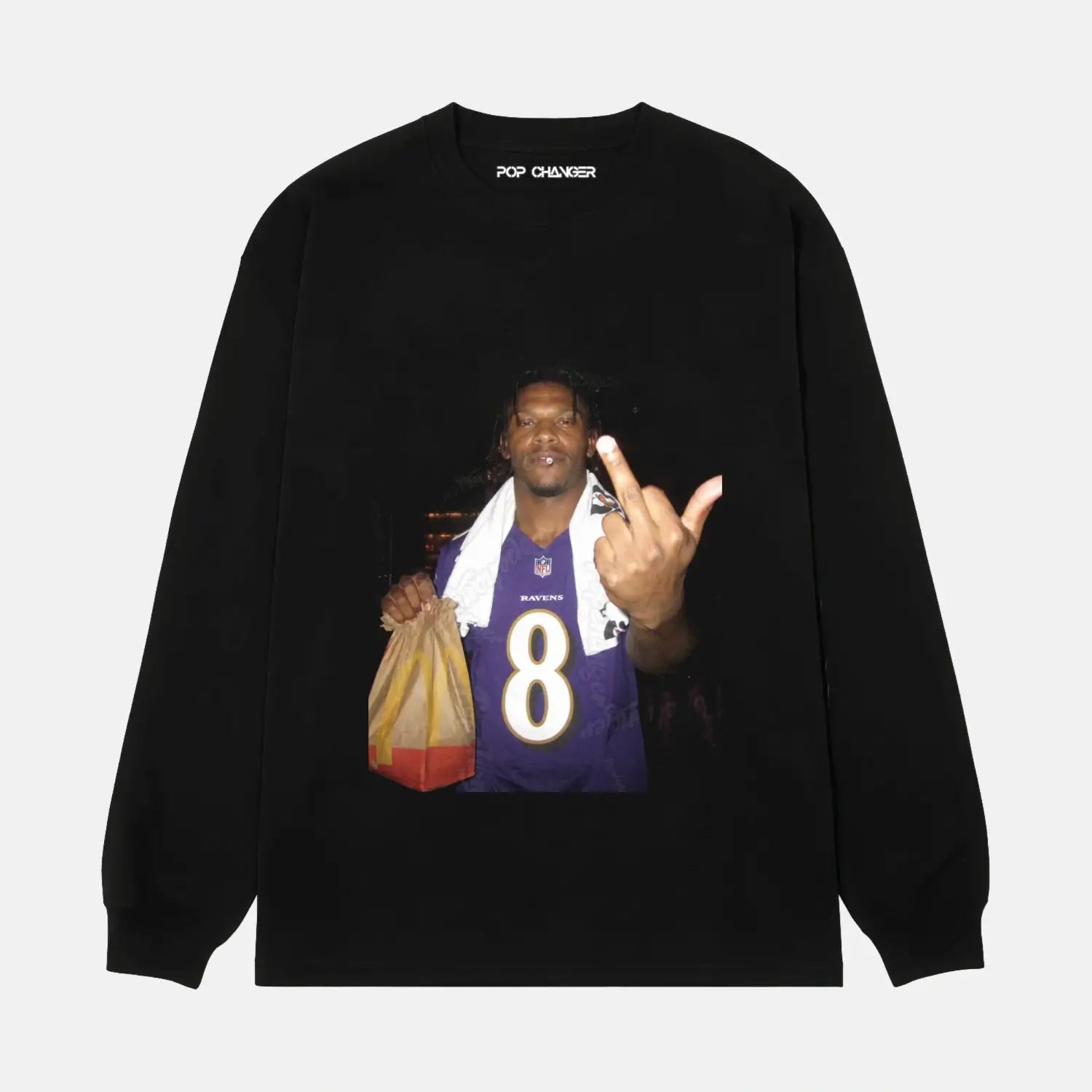 NFL Style Lamar Jackson Tee 01 - POPCHANGER