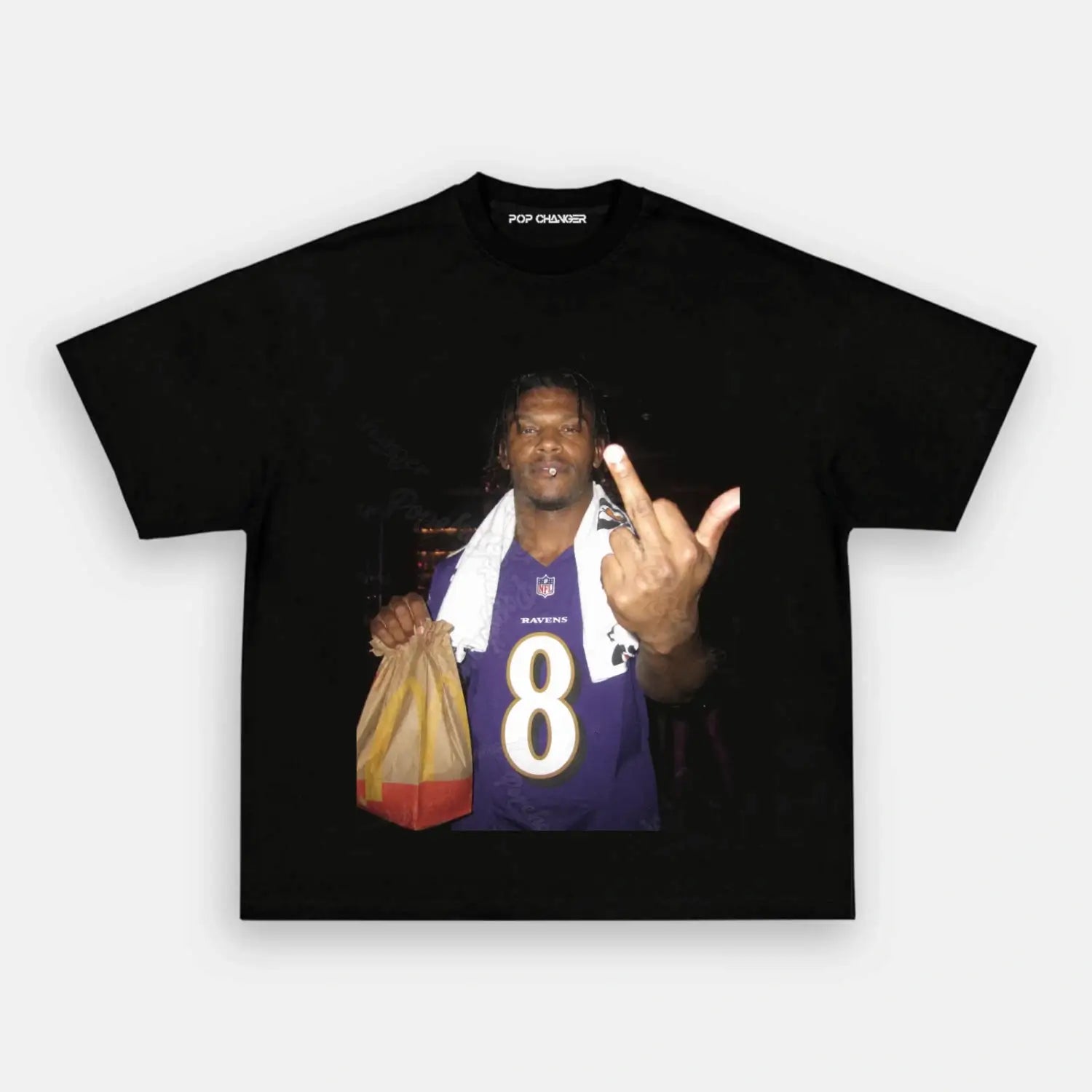 NFL Style Lamar Jackson Tee 01 - POPCHANGER
