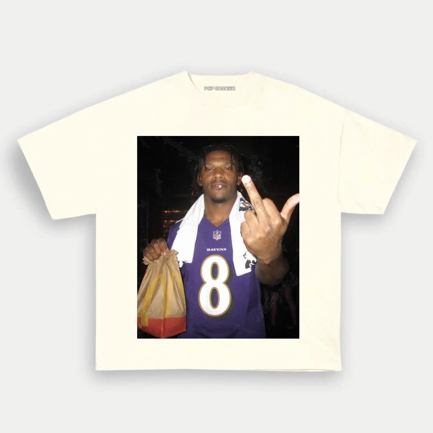 NFL Style Lamar Jackson Tee 01 - POPCHANGER