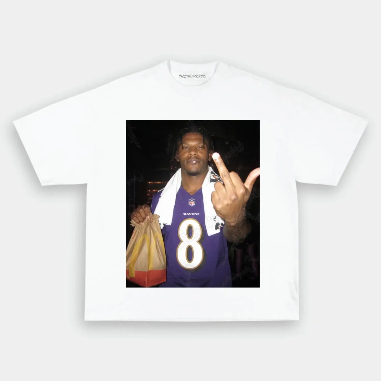NFL Style Lamar Jackson Tee 01 - POPCHANGER
