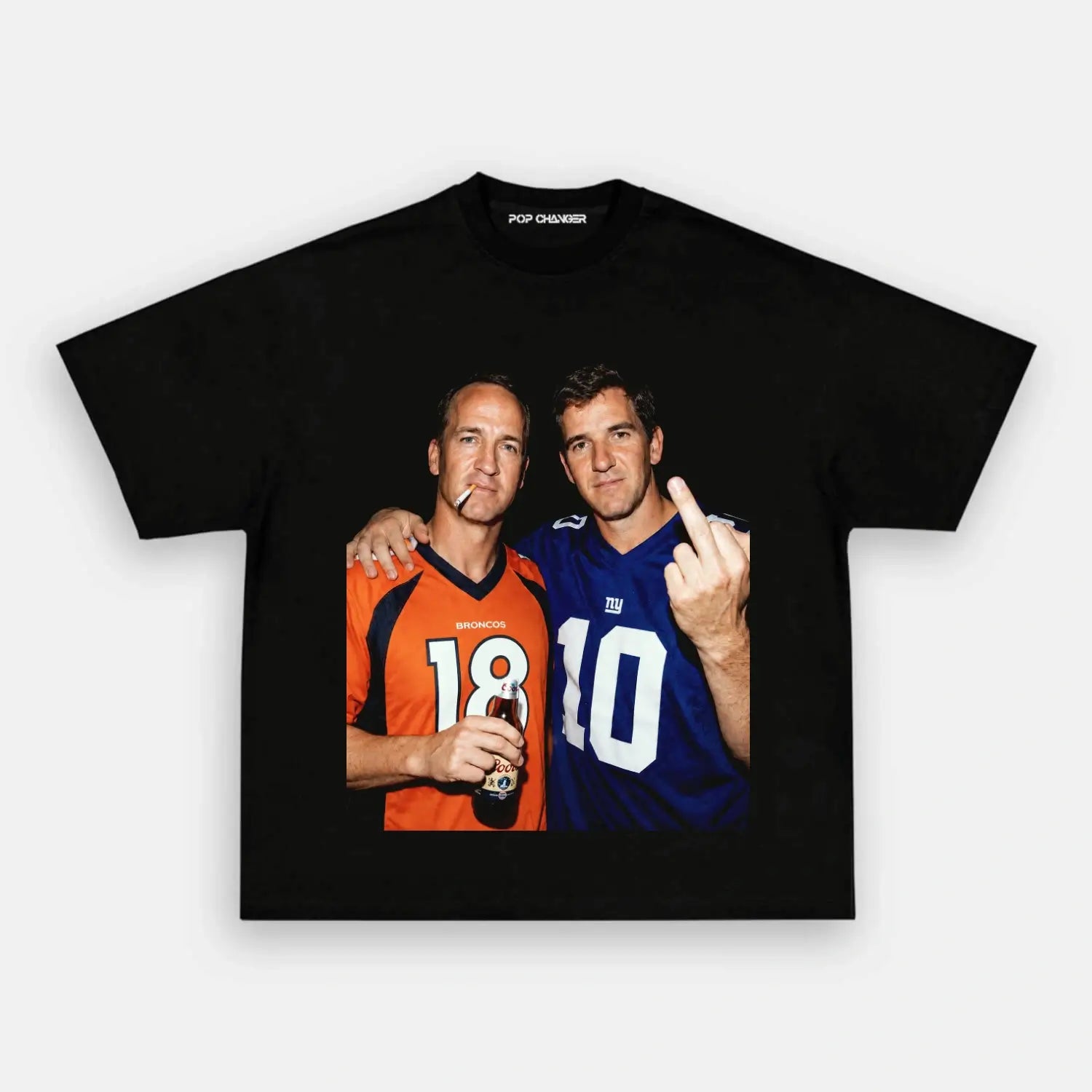 Peyton Manning & Eli Manning Football T-shirt - POPCHANGER
