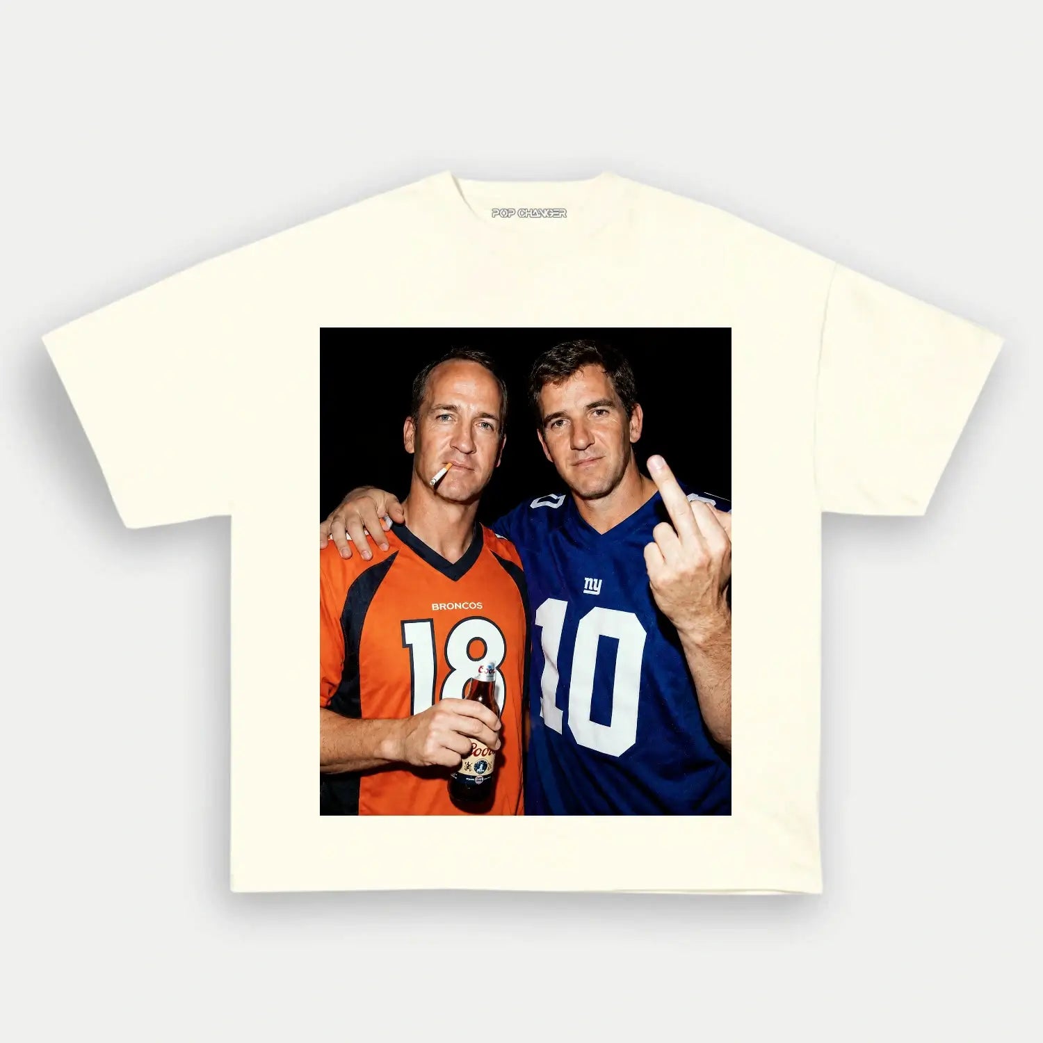 Peyton Manning & Eli Manning Football T-shirt - POPCHANGER
