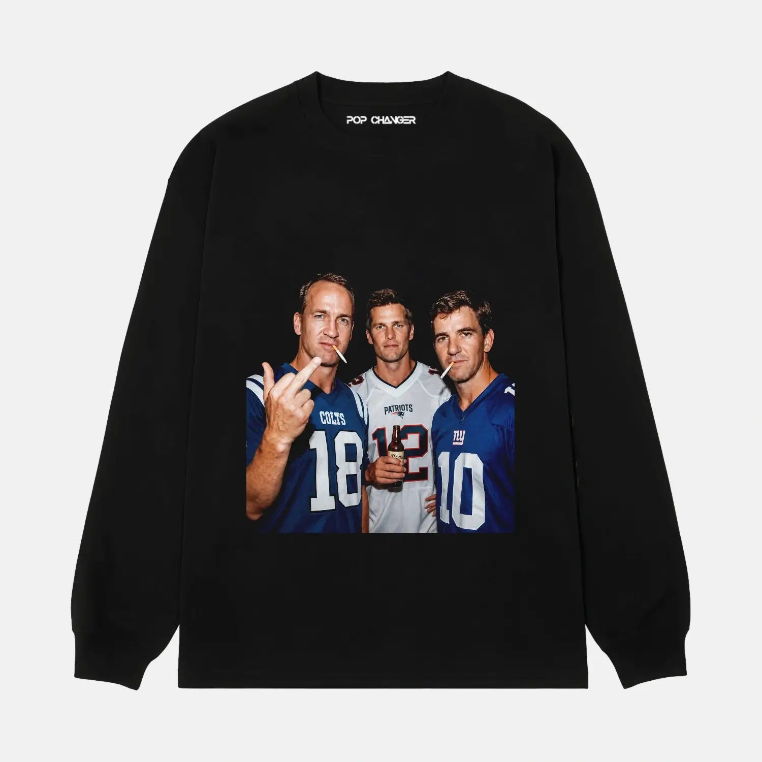 Peyton Manning& Tom Brady & Eli Manning Football T-shirt - POPCHANGER