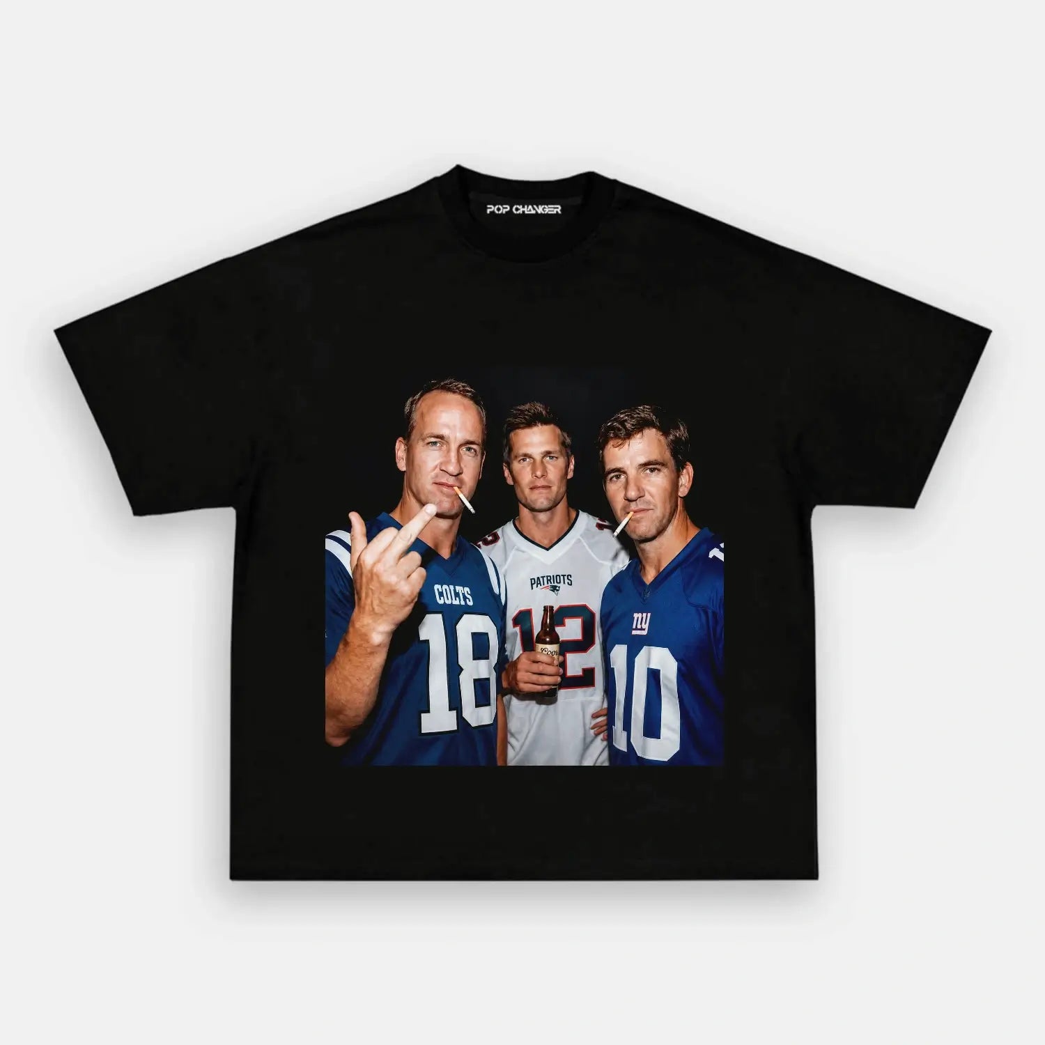 Peyton Manning& Tom Brady & Eli Manning Football T-shirt - POPCHANGER