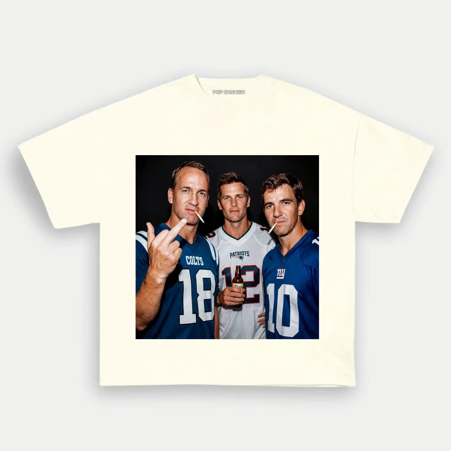 Peyton Manning& Tom Brady & Eli Manning Football T-shirt - POPCHANGER