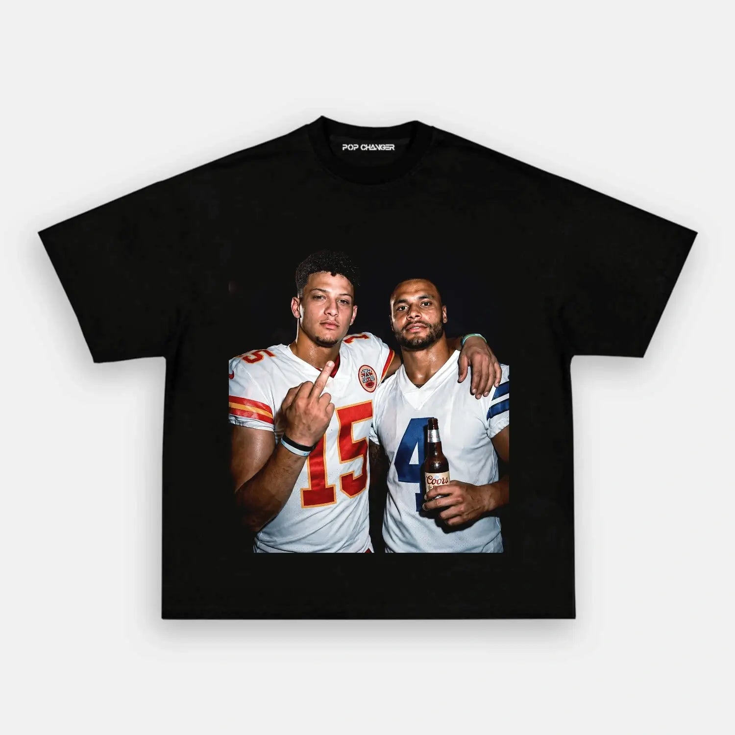 PM & DP Football T-shirt - POPCHANGER