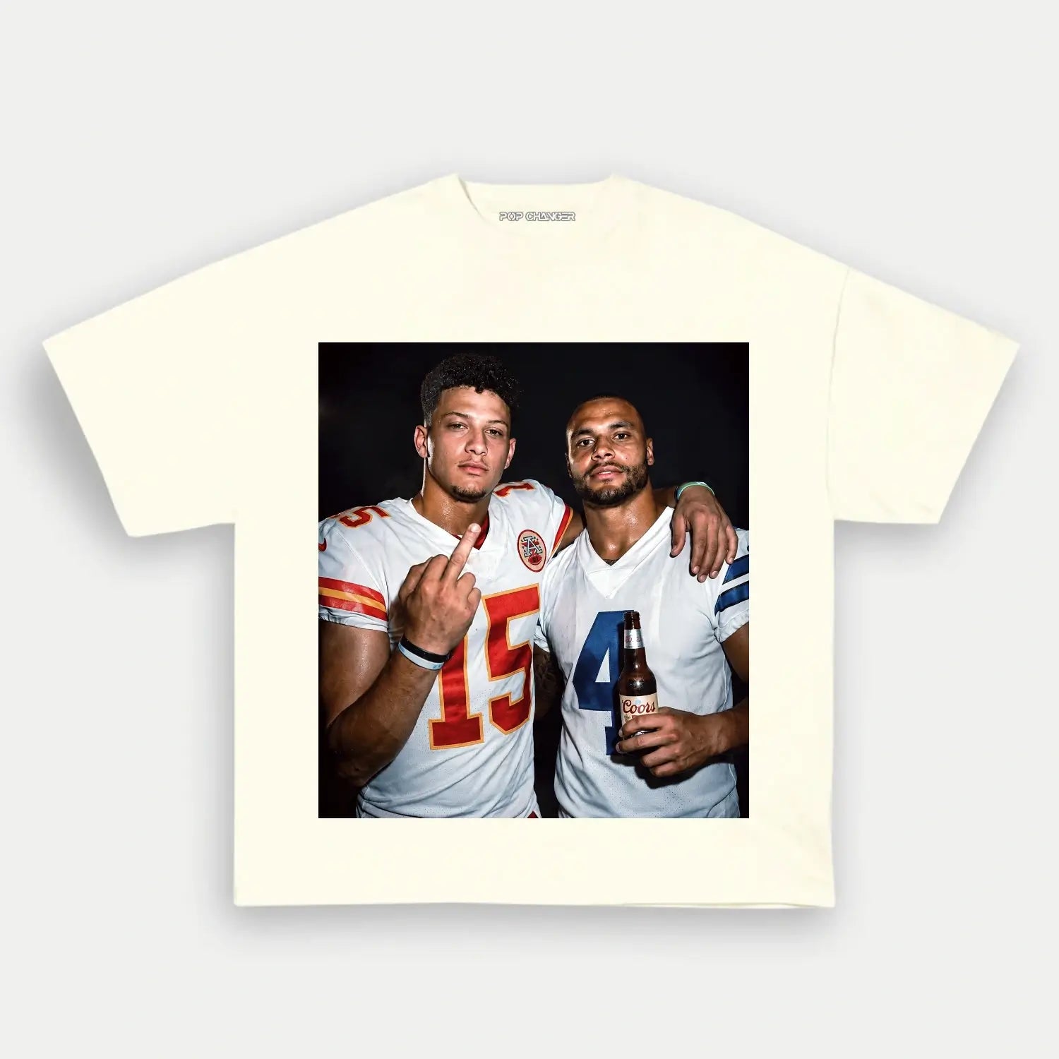 PM & DP Football T-shirt - POPCHANGER