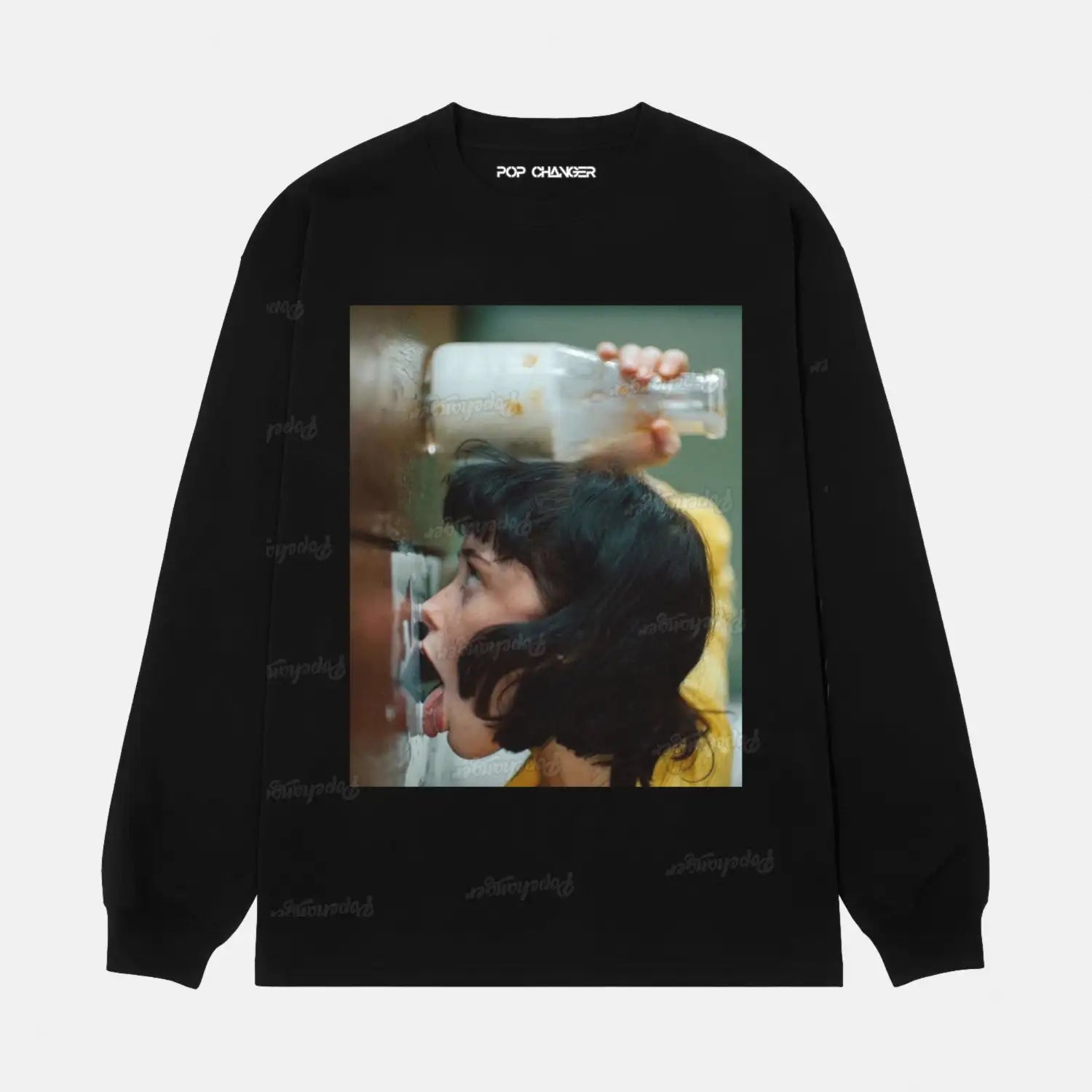 The Girl Licking Milk Tee