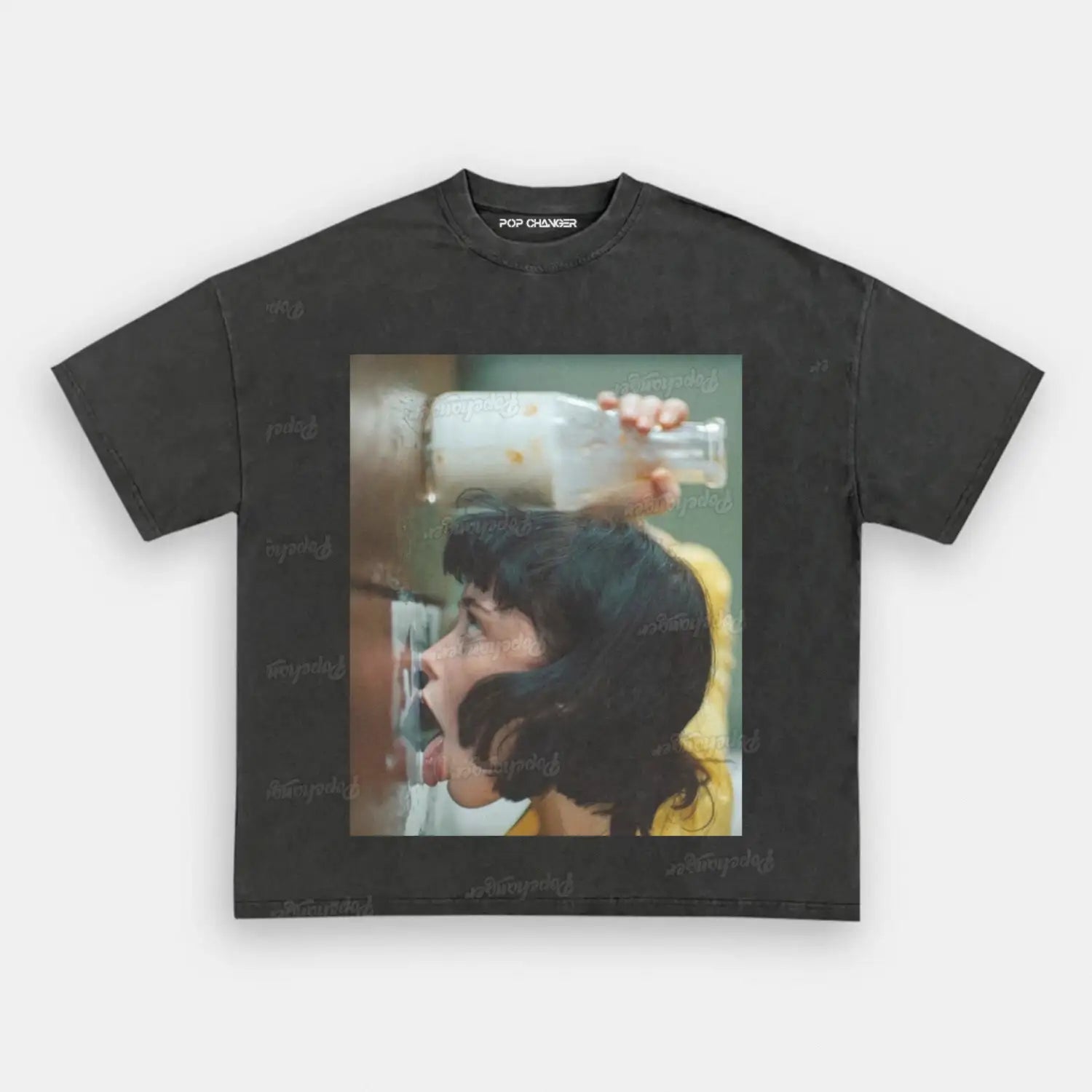 The Girl Licking Milk Tee