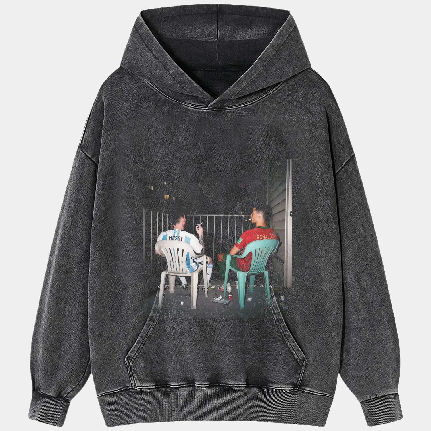 Ronaldo & Messi Funny Graphic Tee - POPCHANGER