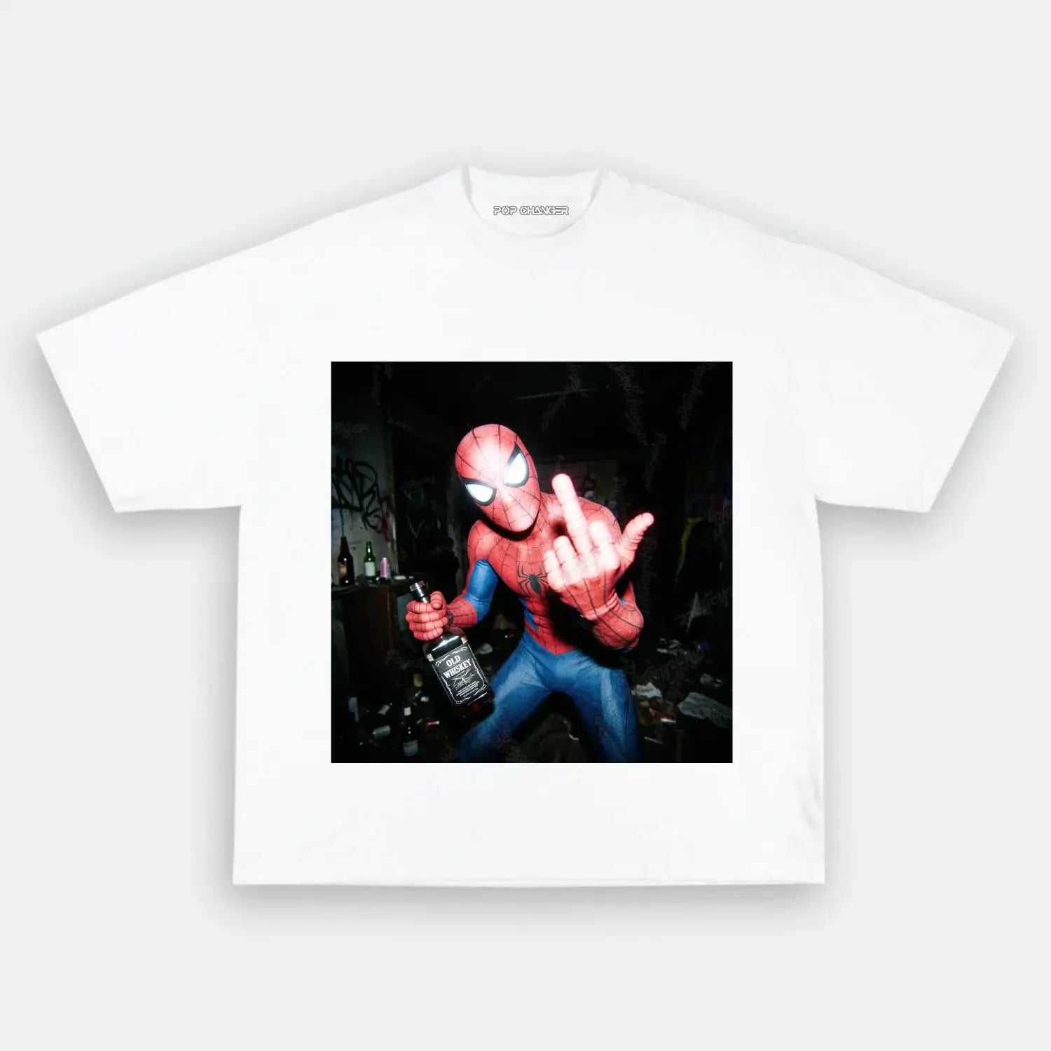 Spider Funny Tee 01 - POPCHANGER