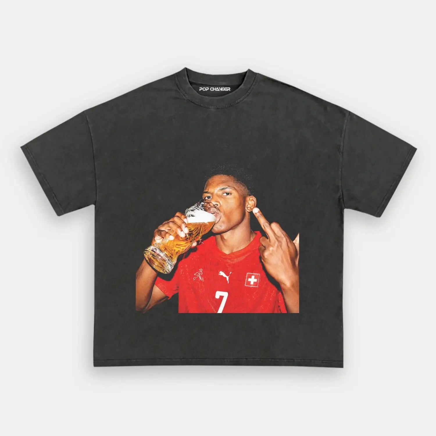 Switzerland Soccer TEE 4 - POPCHANGER