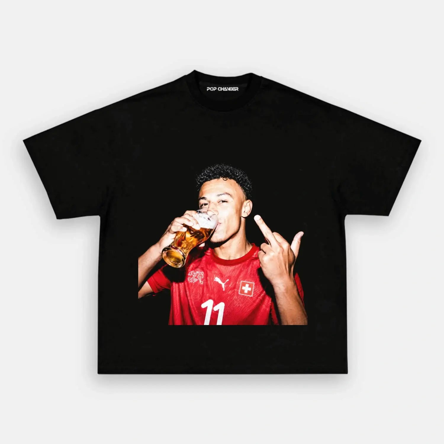 Switzerland Soccer TEE 5 - POPCHANGER