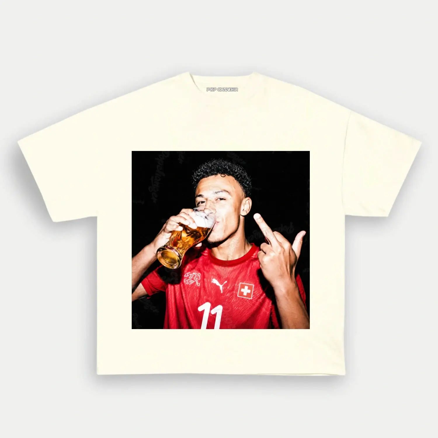 Switzerland Soccer TEE 5 - POPCHANGER