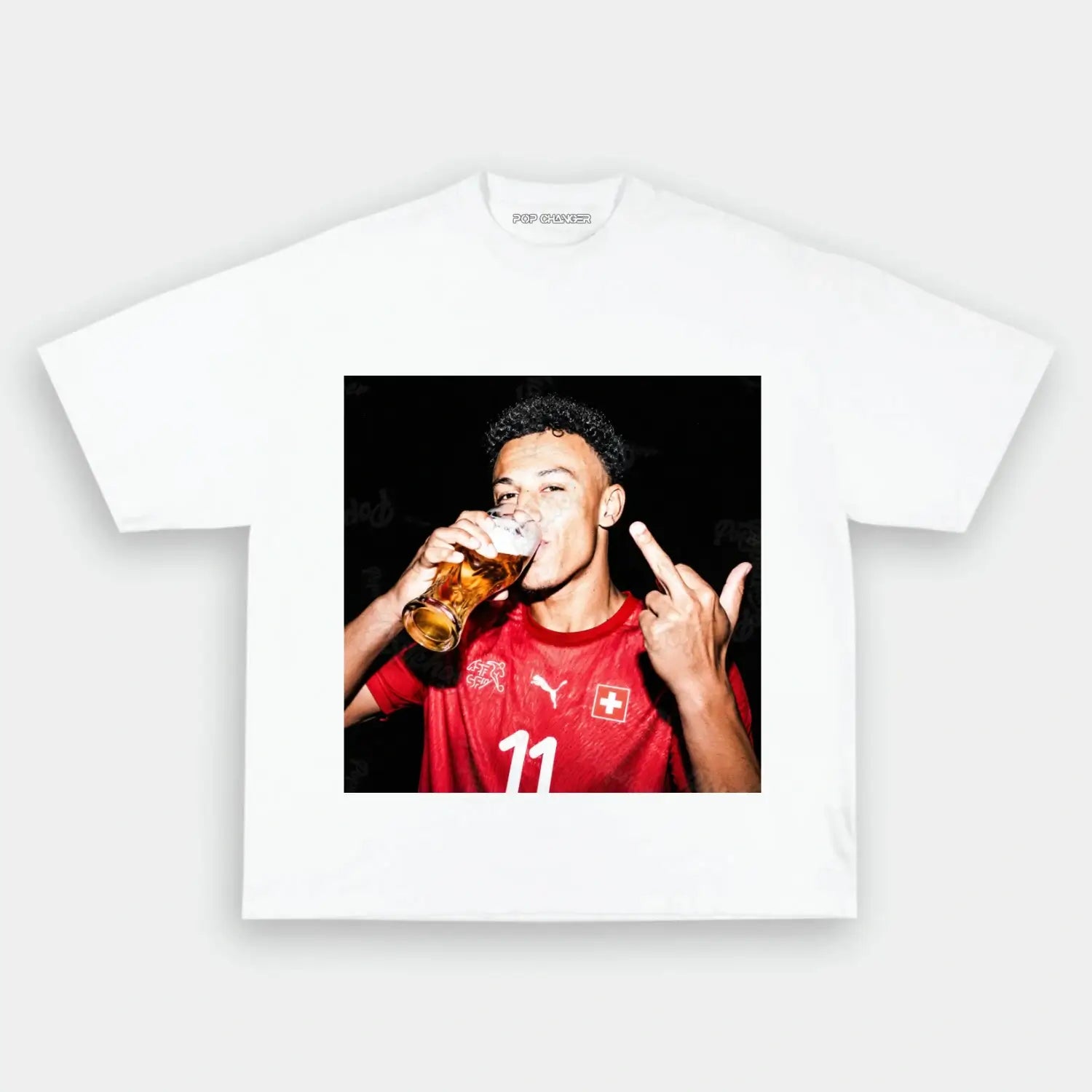 Switzerland Soccer TEE 5 - POPCHANGER