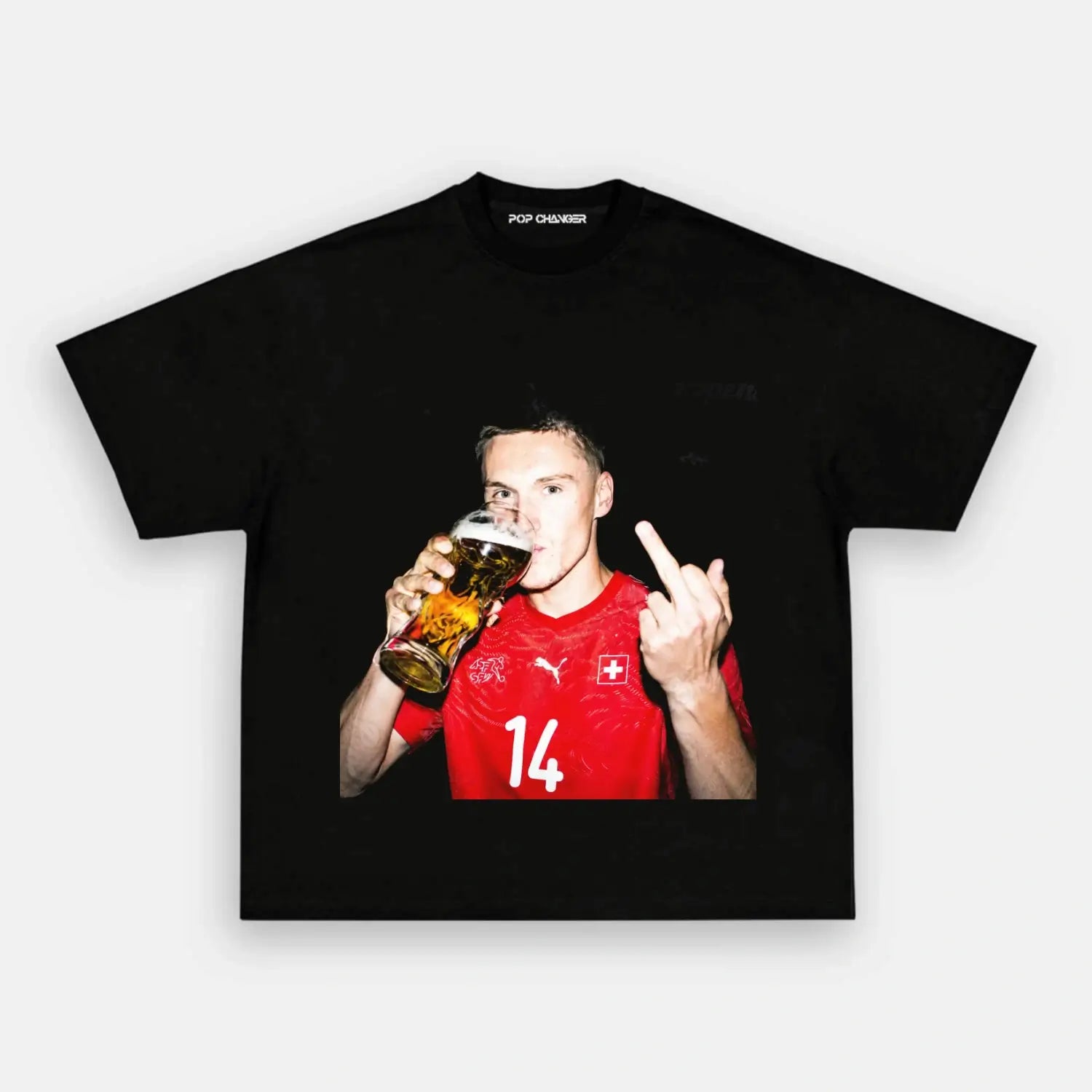 Switzerland Soccer TEE 6 - POPCHANGER