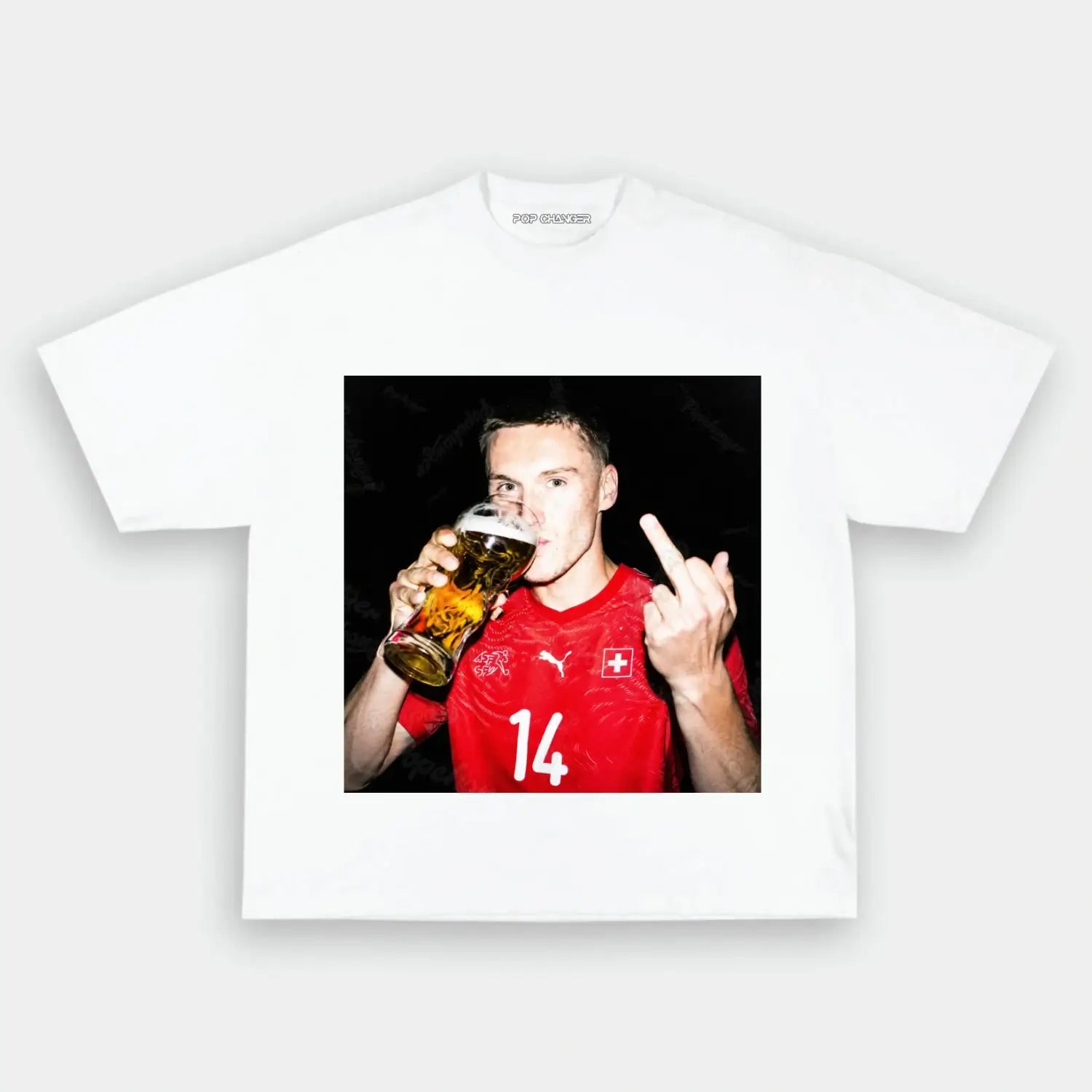 Switzerland Soccer TEE 6 - POPCHANGER
