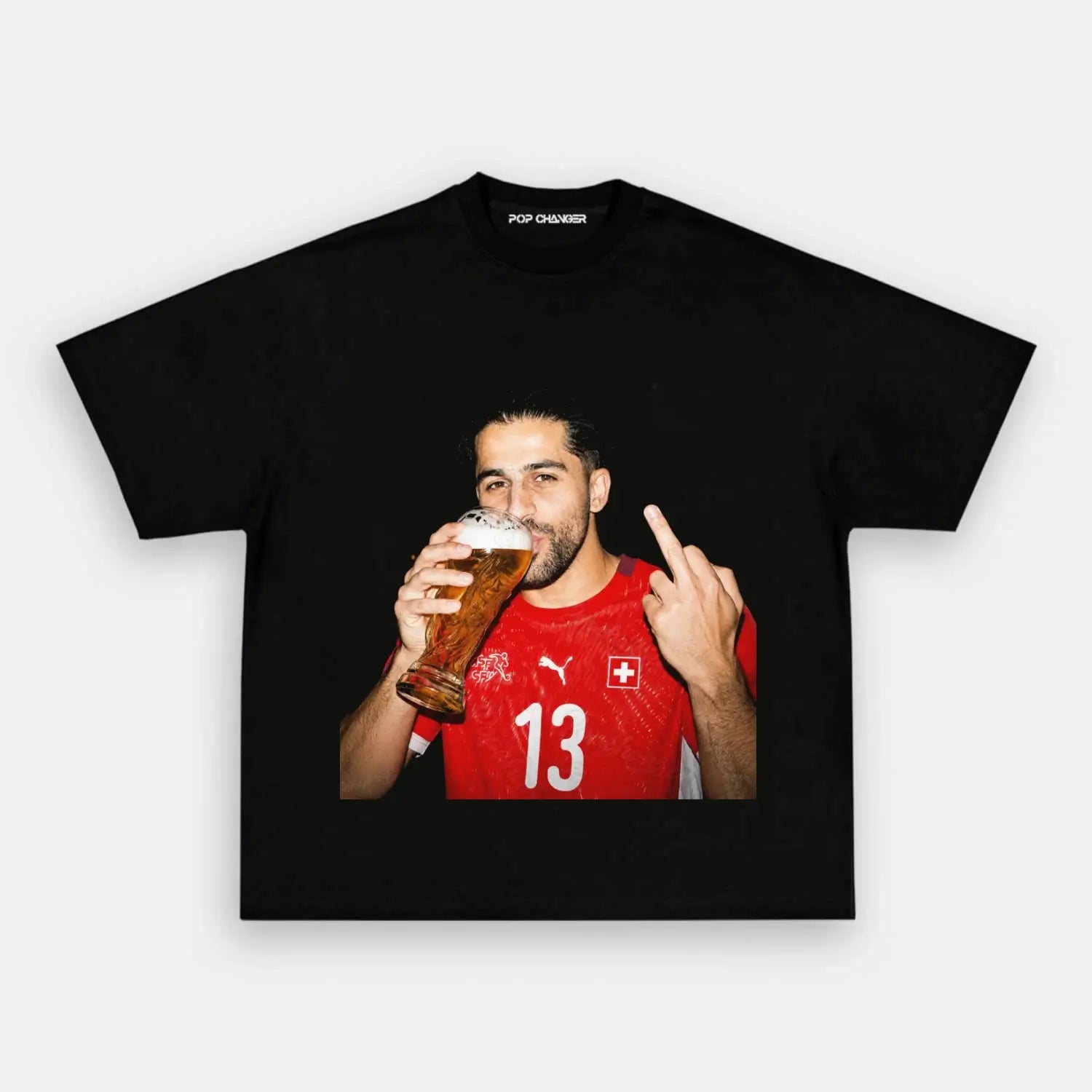 Switzerland Soccer TEE 7 - POPCHANGER