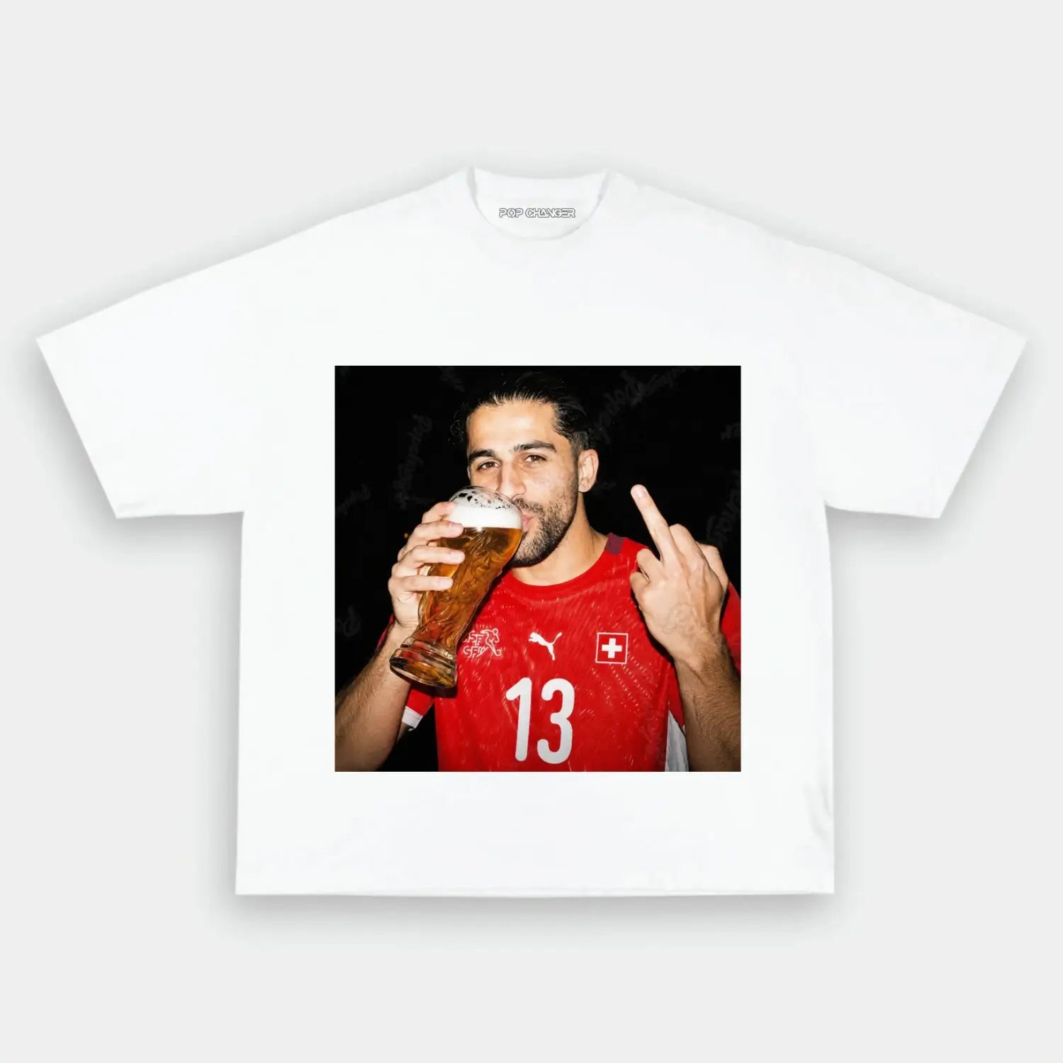 Switzerland Soccer TEE 7 - POPCHANGER