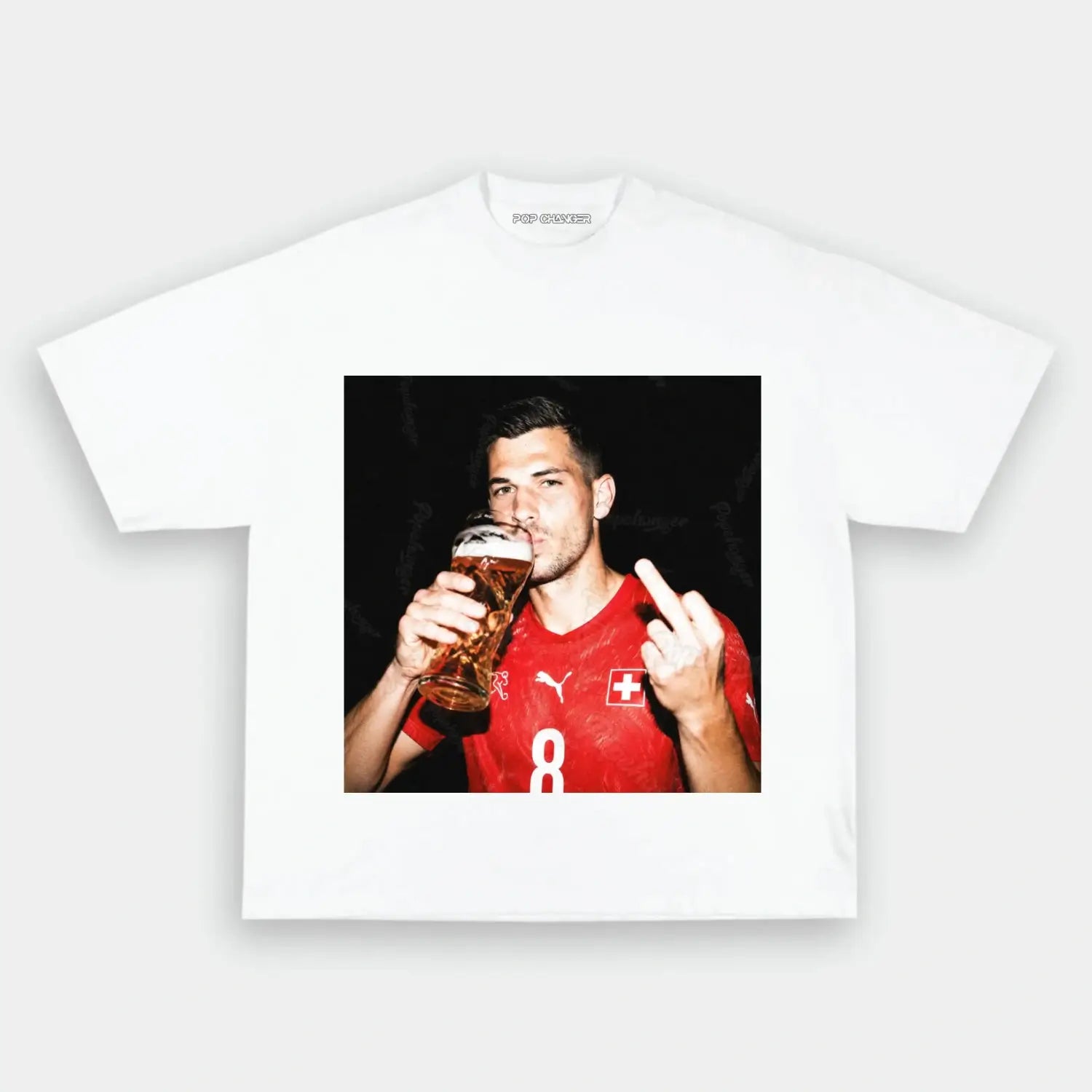 Switzerland Soccer TEE 8 - POPCHANGER