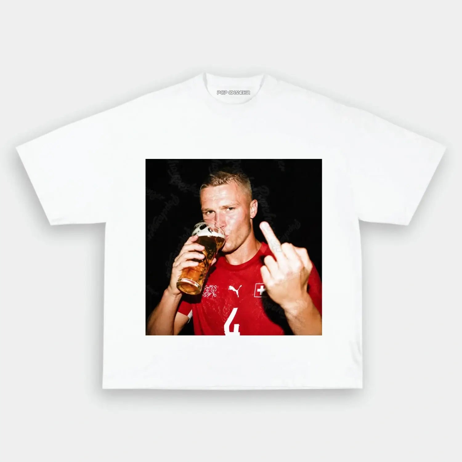 Switzerland Soccer TEE 9 - POPCHANGER