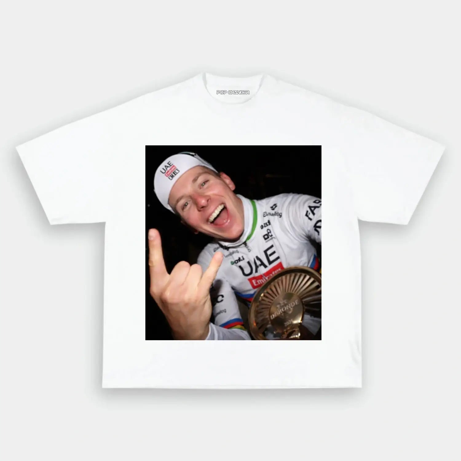 Tadej Pogačar Rocking Tee 2.0 - POPCHANGER