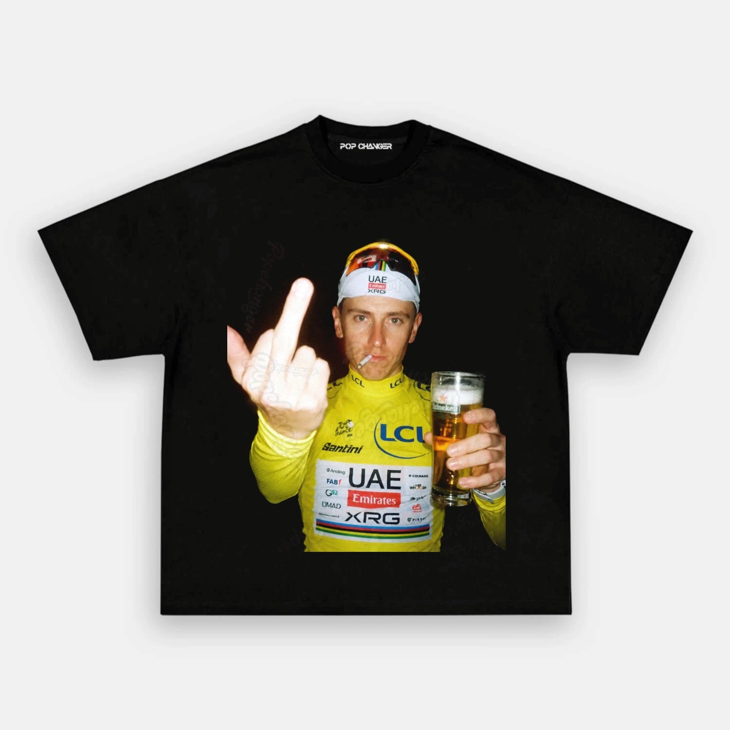 Tadej Pogačar Yellow Jersey Tee 1 - POPCHANGER
