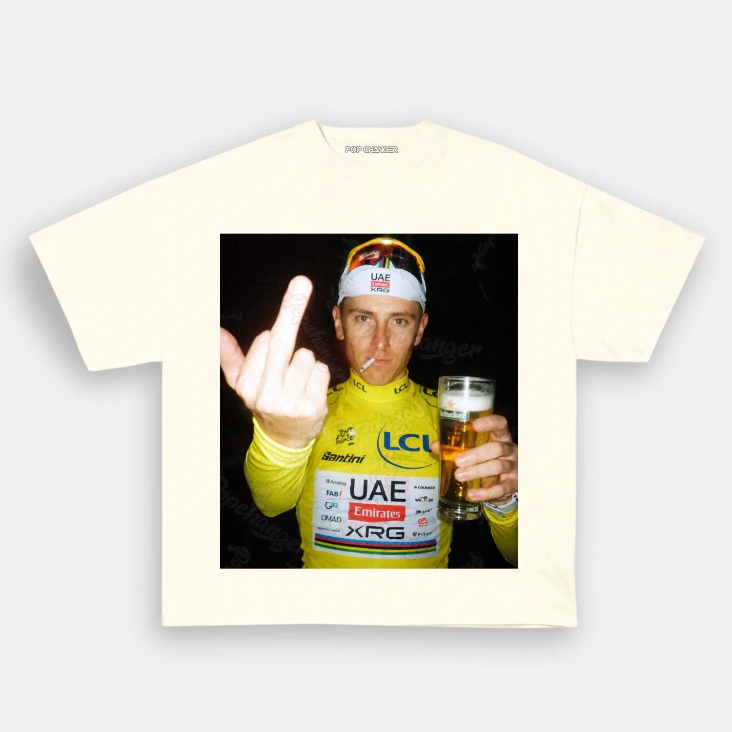Tadej Pogačar Yellow Jersey Tee 1 - POPCHANGER