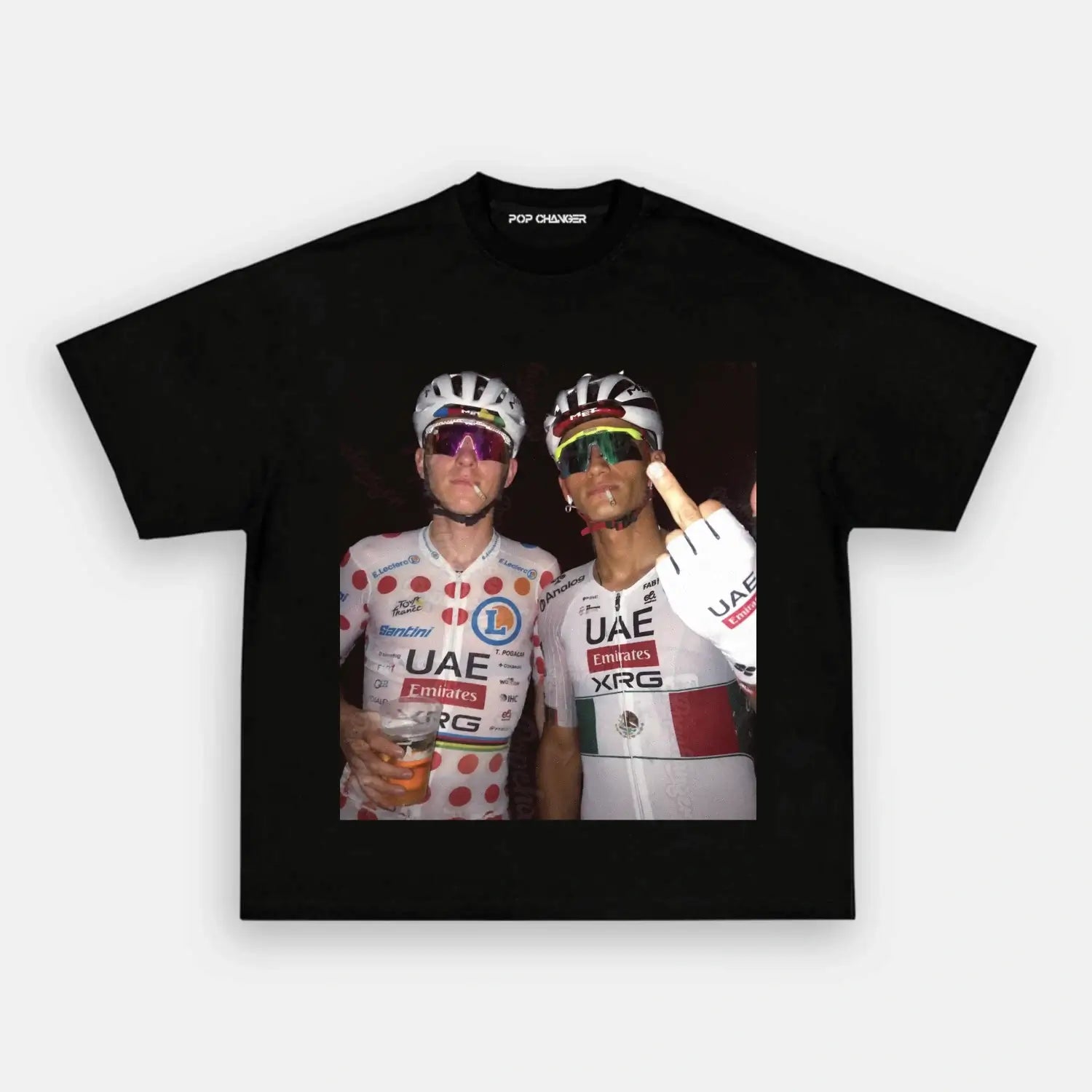 Tadej Pogačar&Isaac del Toro 2026 Tee 1 - POPCHANGER