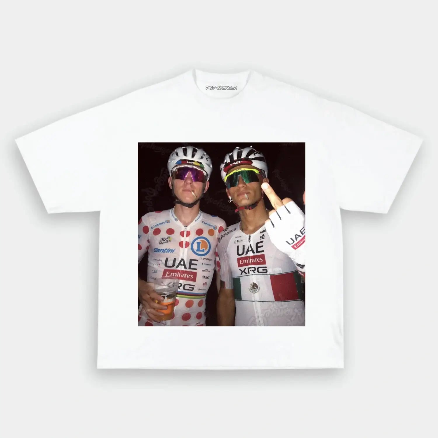 Tadej Pogačar&Isaac del Toro 2026 Tee 1 - POPCHANGER