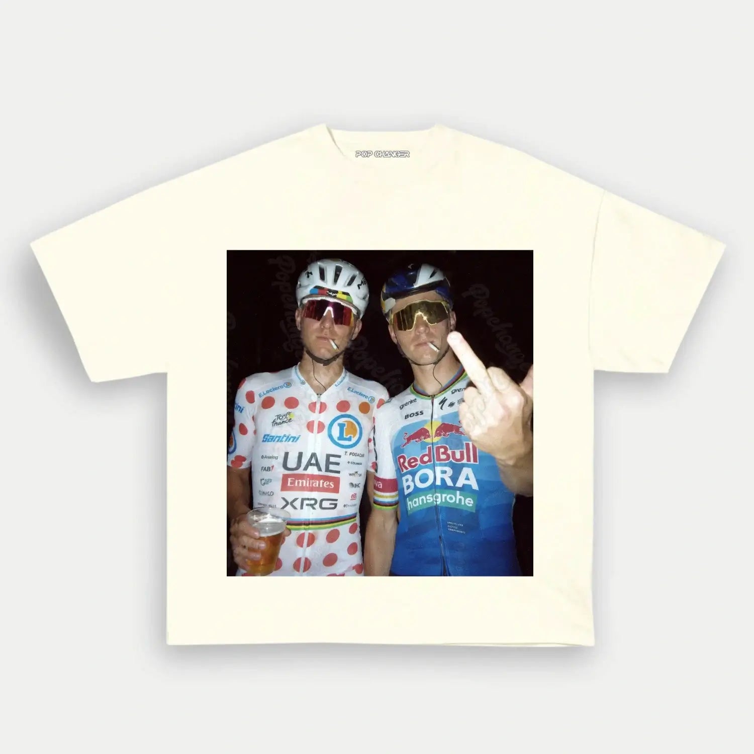 Tadej Pogačar&Remco Evenepoel 2026 Tee 2 - POPCHANGER