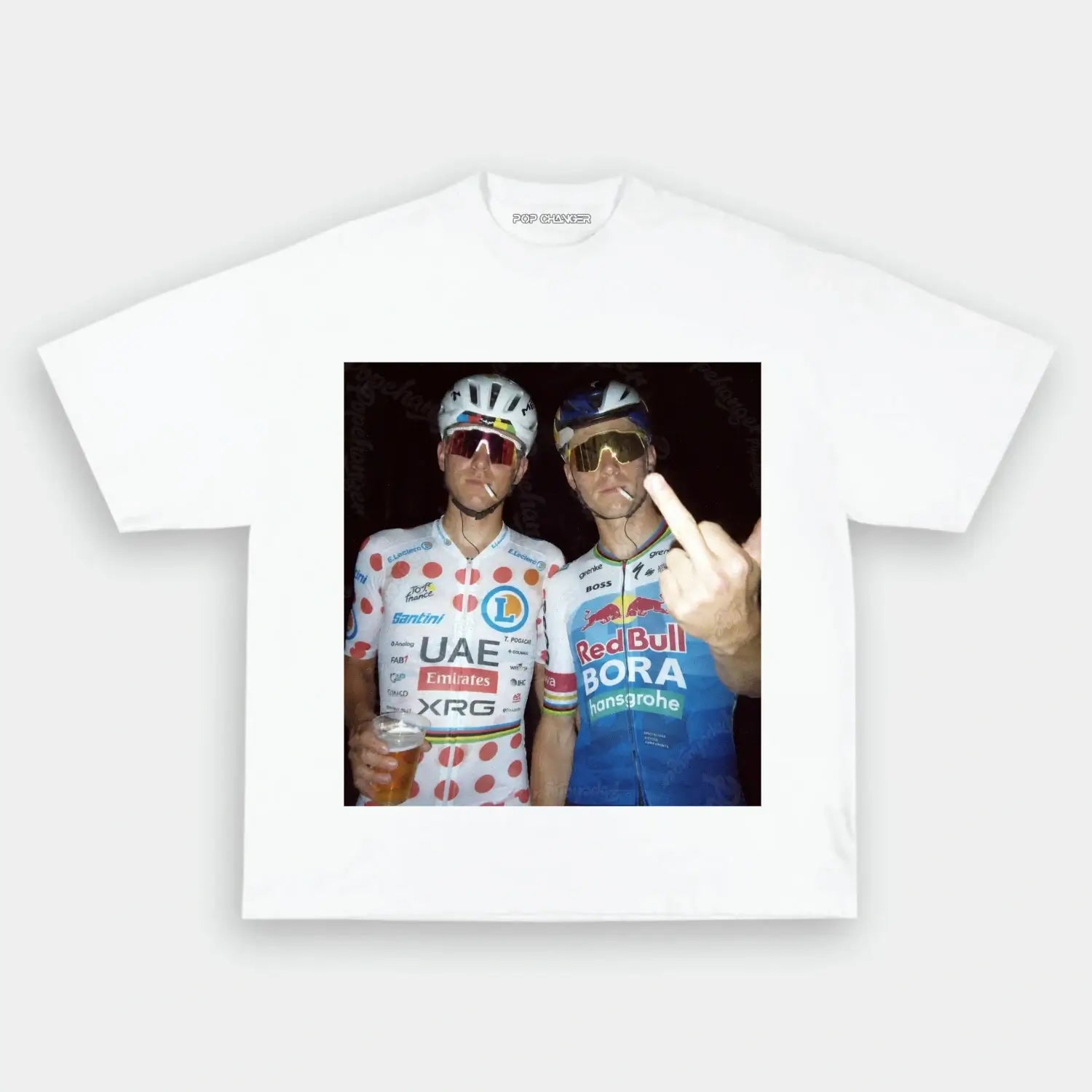 Tadej Pogačar&Remco Evenepoel 2026 Tee 2 - POPCHANGER