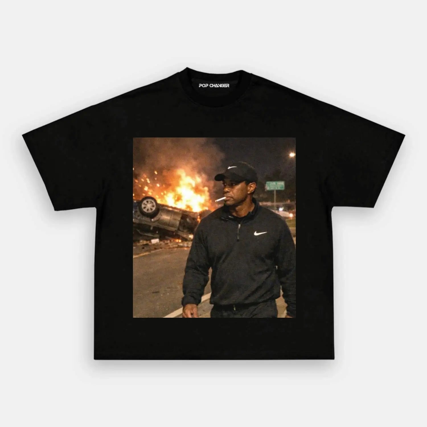 Tiger Woods Drunk Tee 2.0 - POPCHANGER